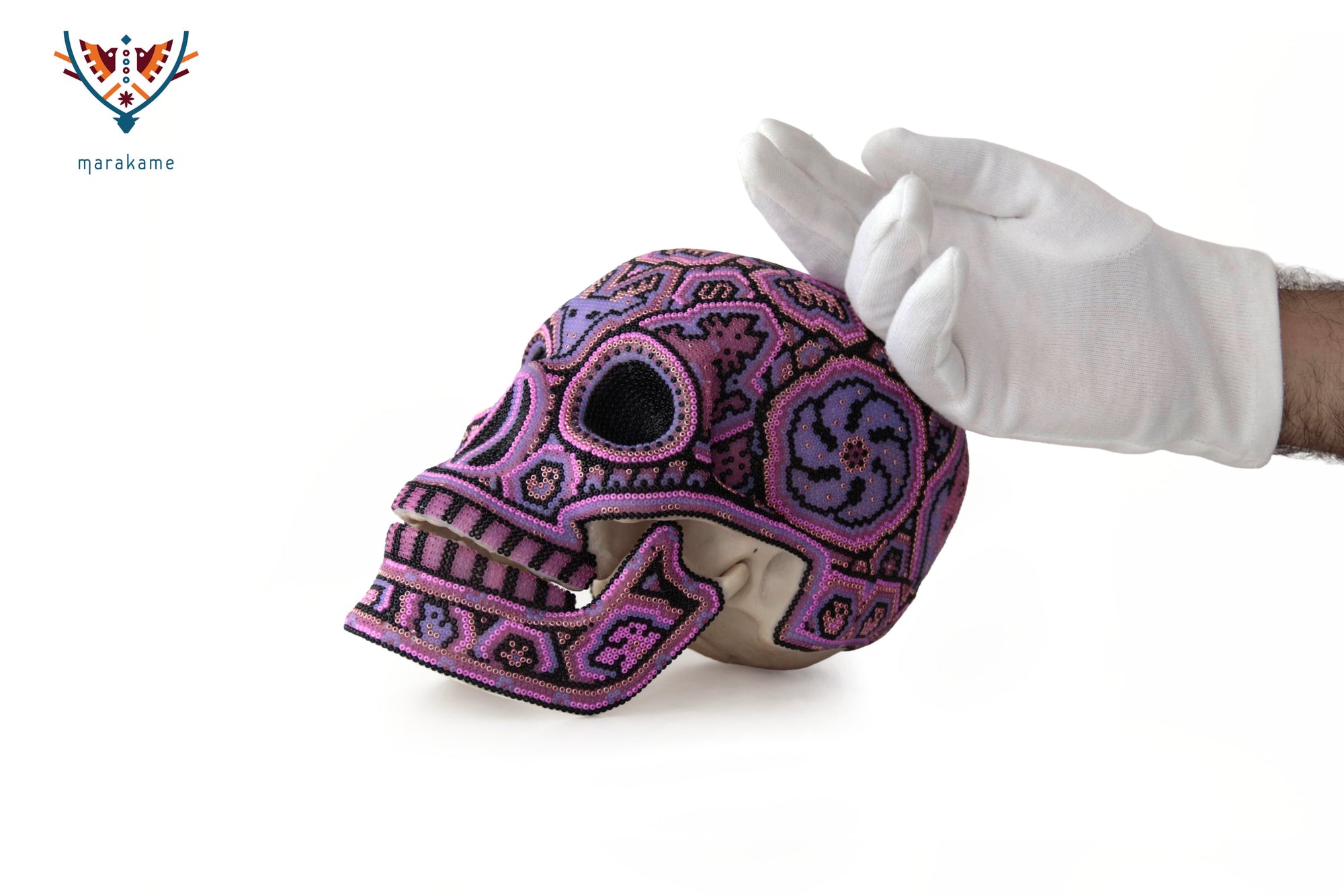 Calavera huichol escala real - Hikuri