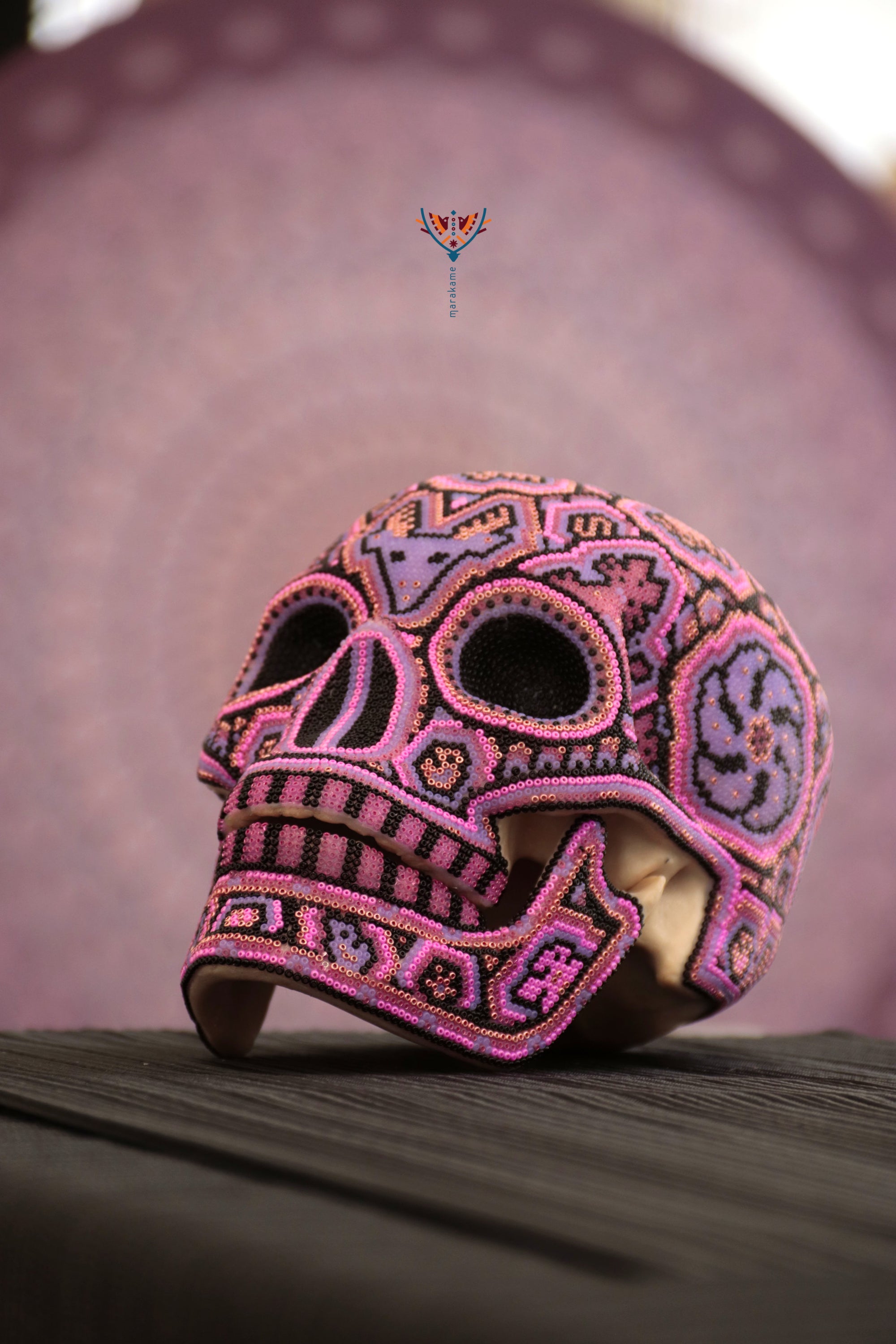 Calavera huichol escala real - Hikuri