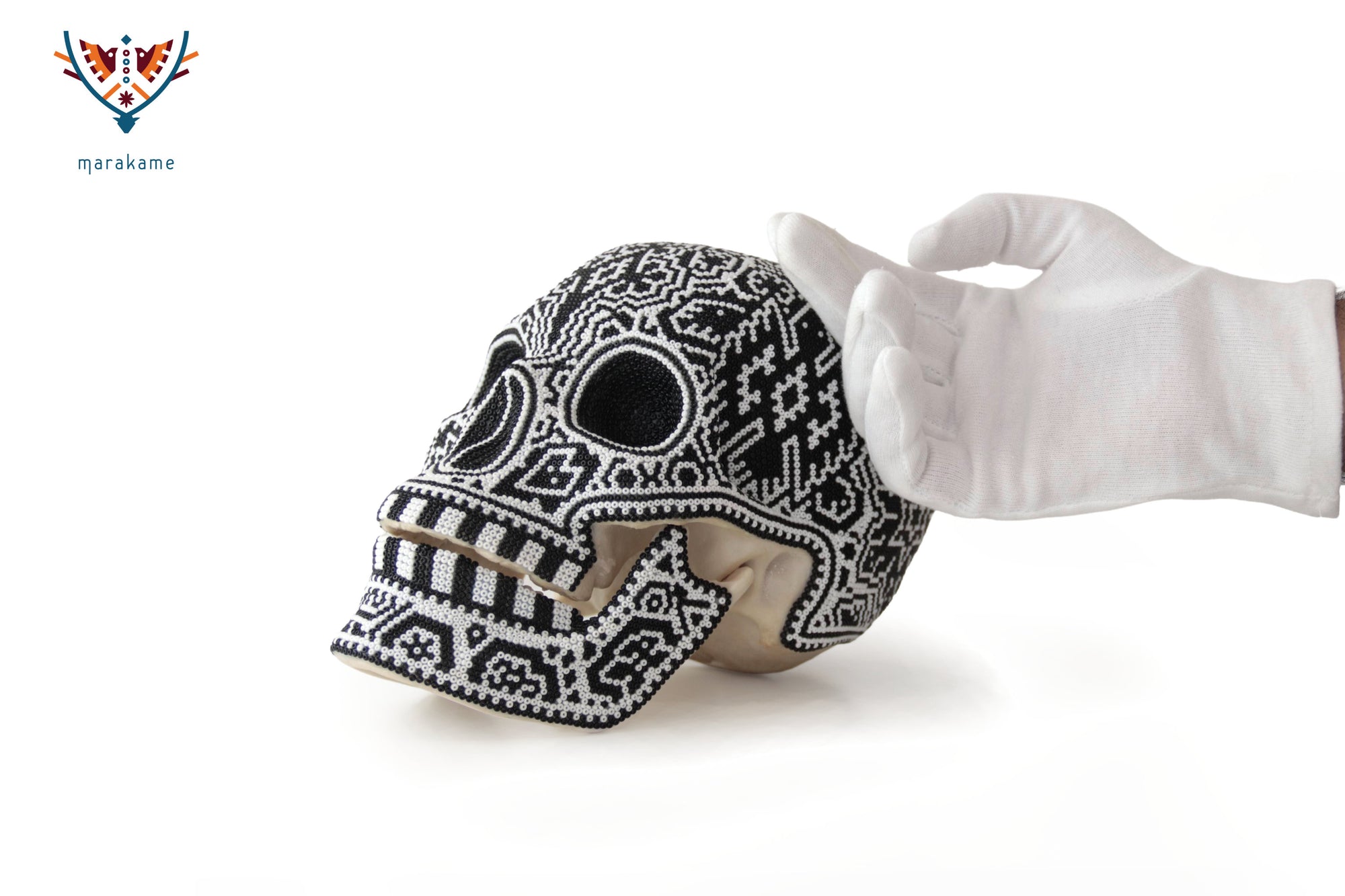 Calavera huichol escala real - Maxa