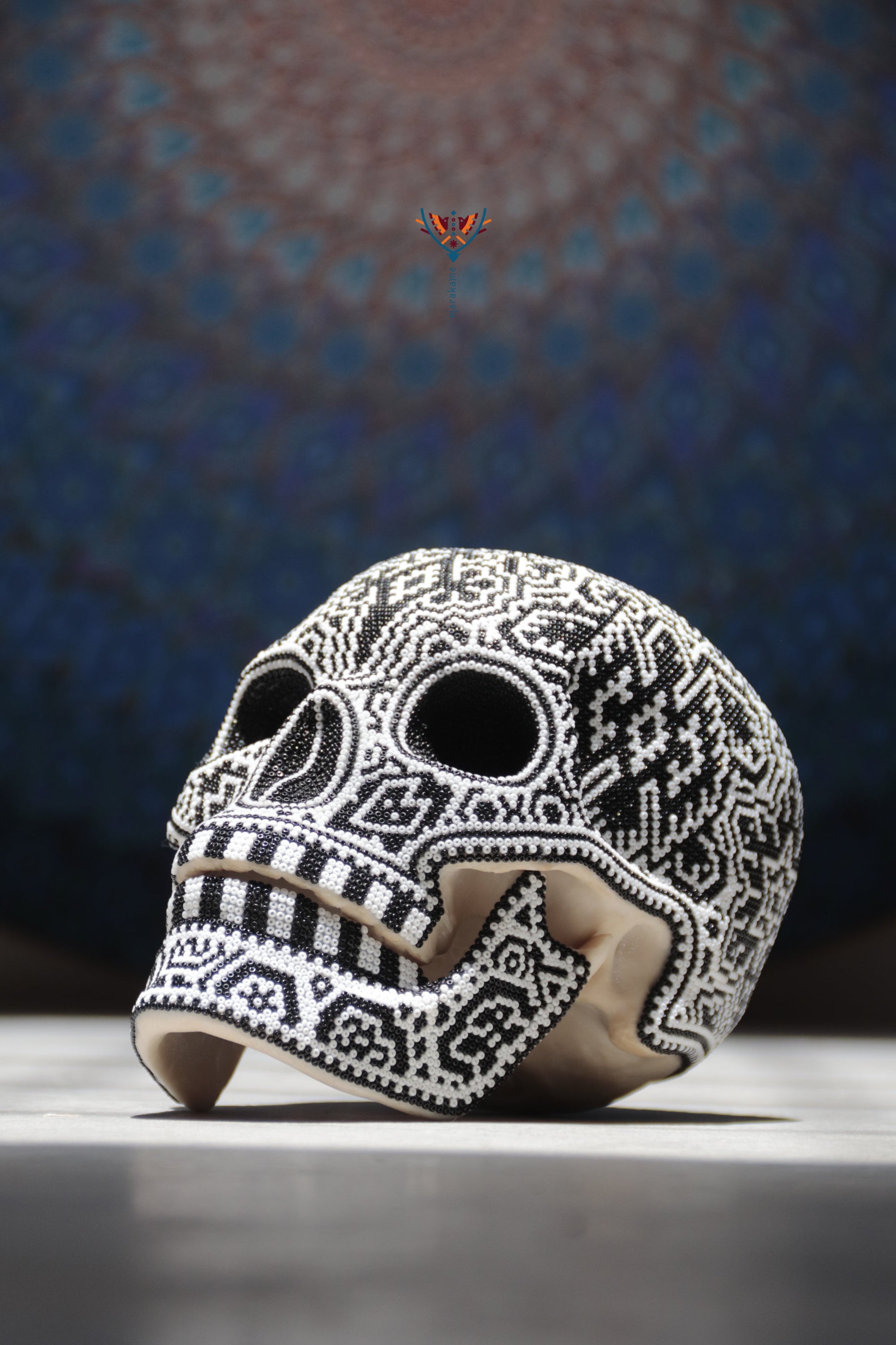 Calavera huichol escala real - Maxa