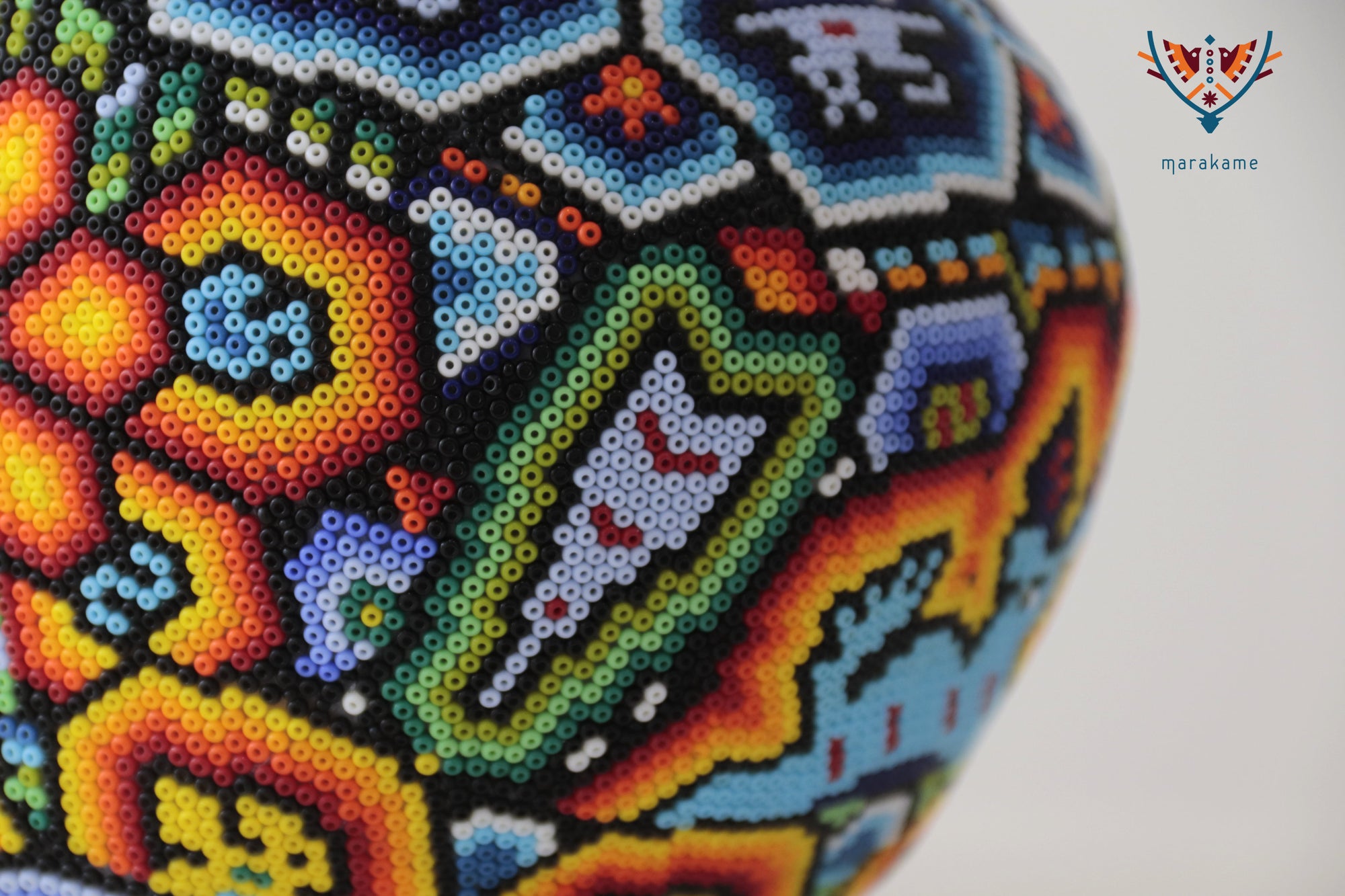 Calavera huichol escala real - Tikari