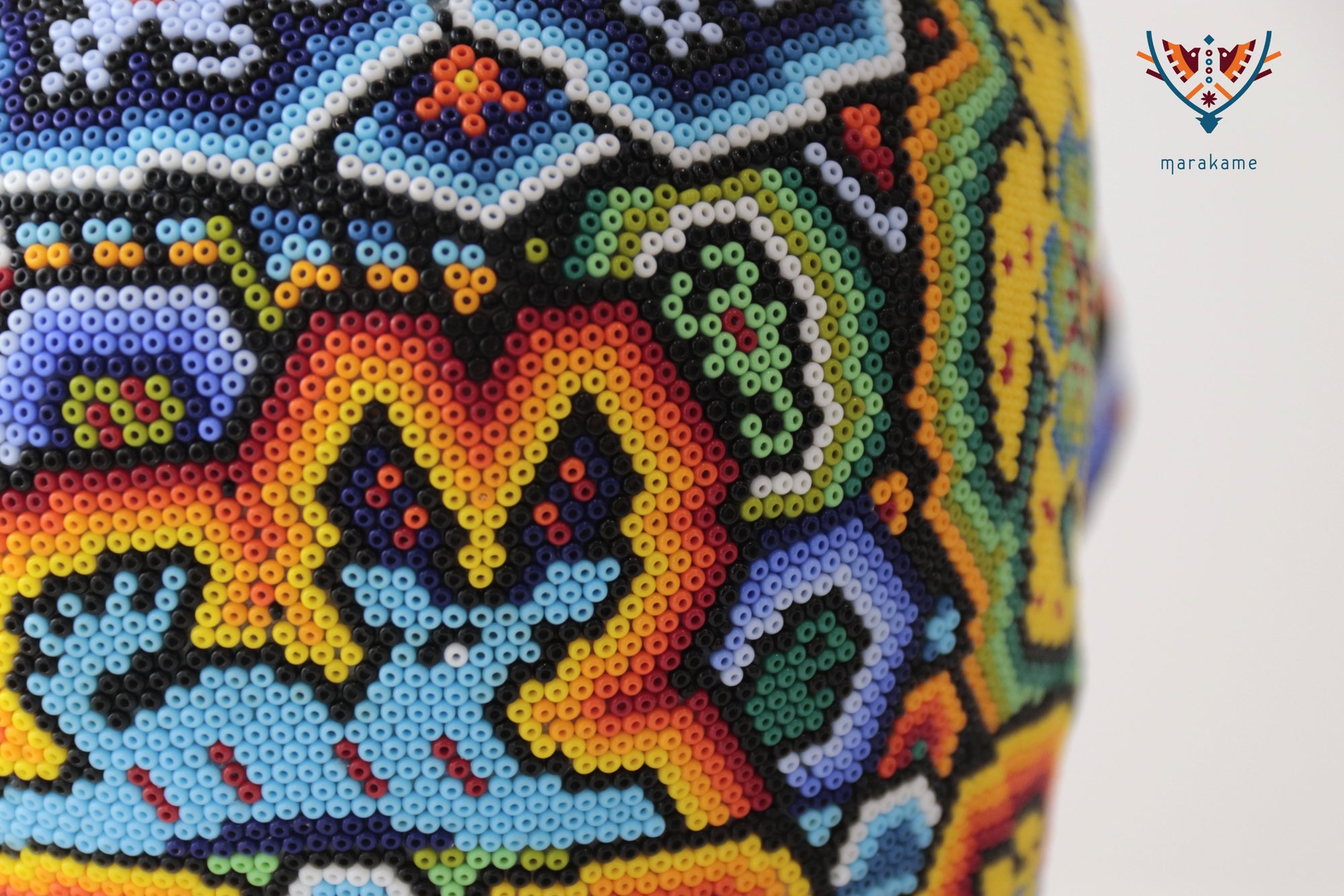 Calavera huichol escala real - Tikari