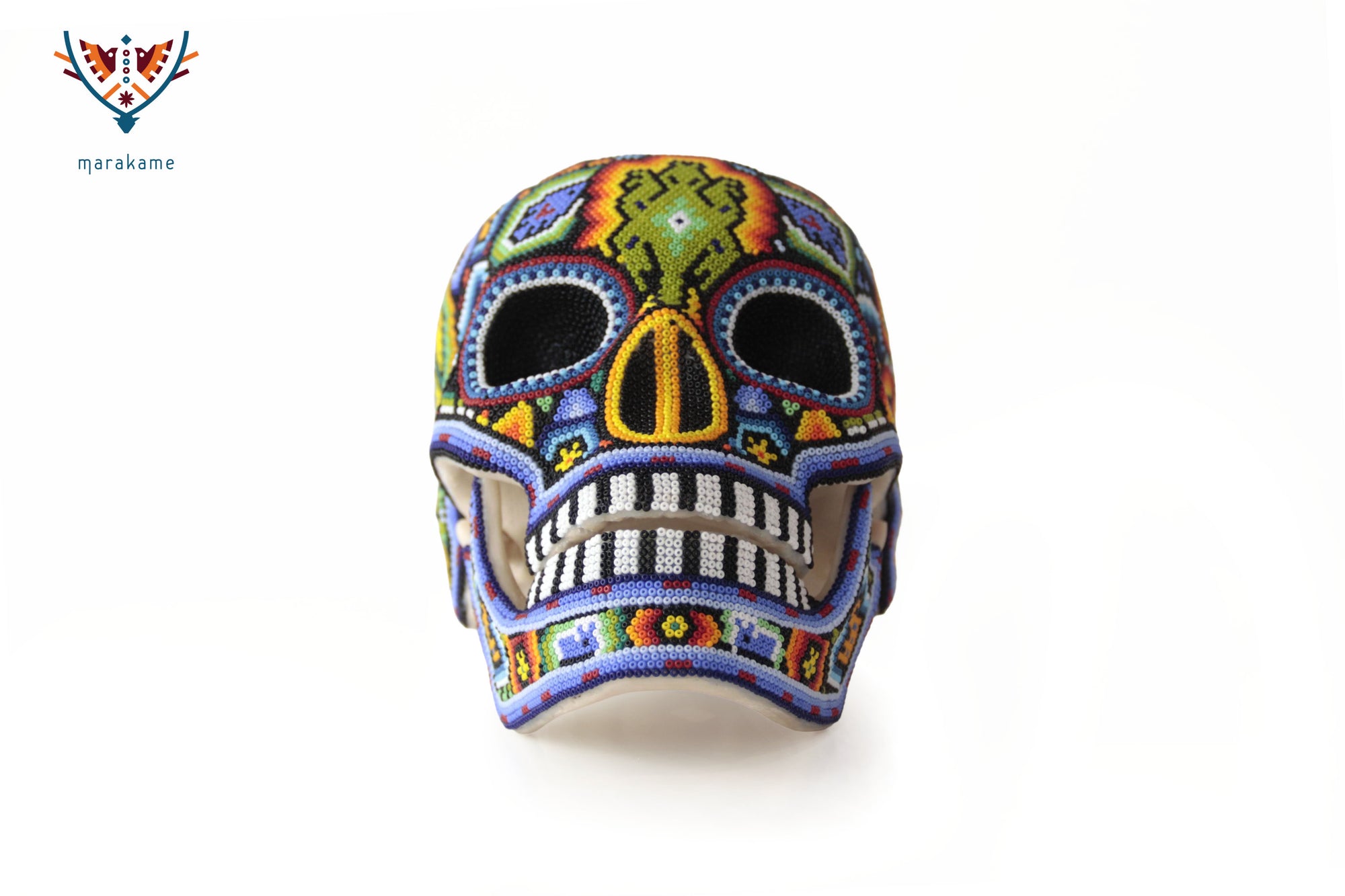 Calavera huichol escala real - Tikari