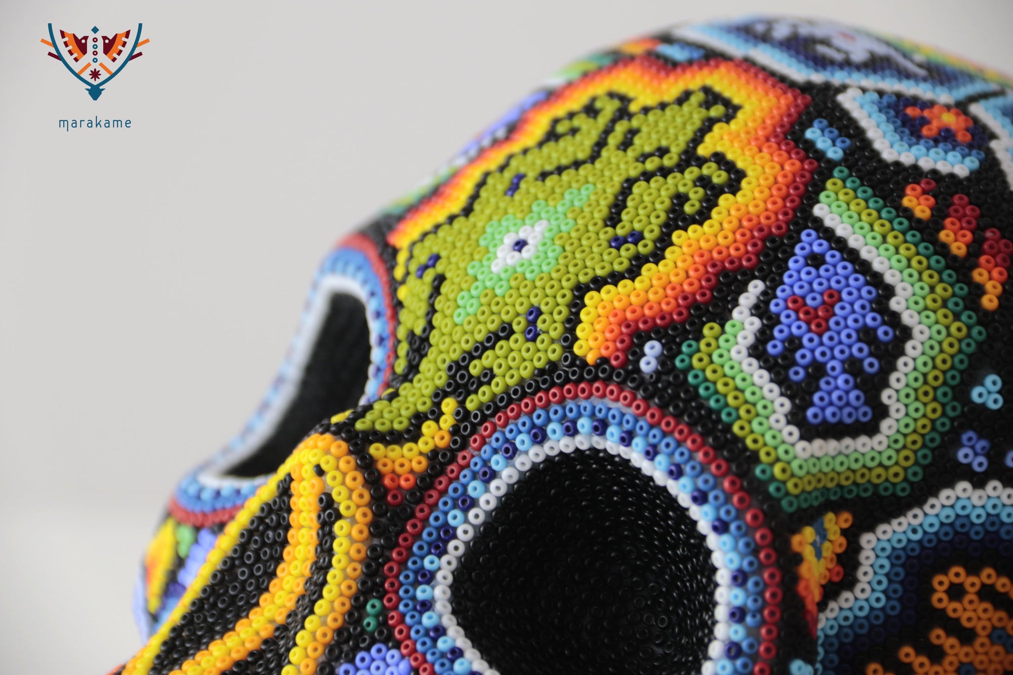 Calavera huichol escala real - Tikari
