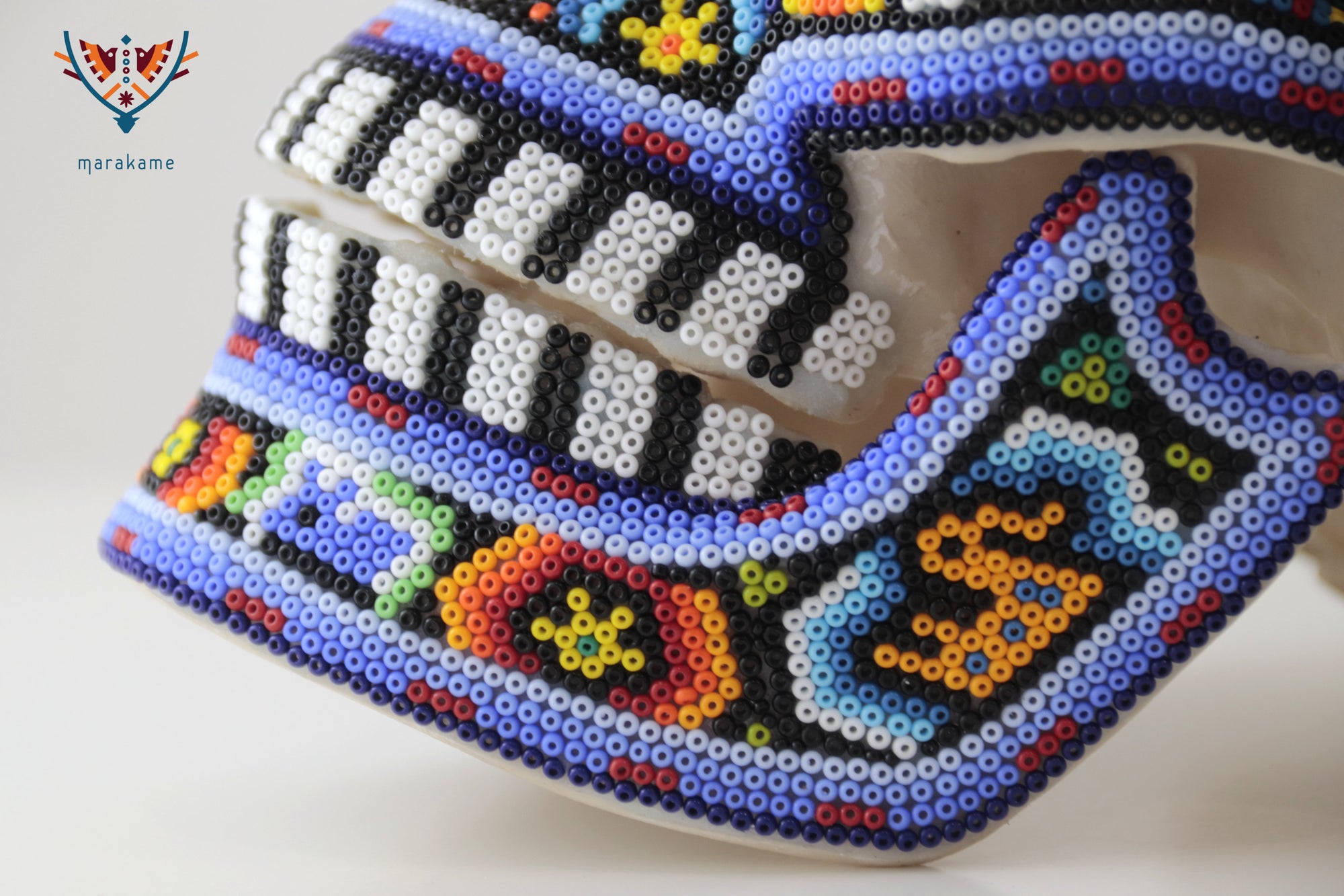 Calavera huichol escala real - Tikari