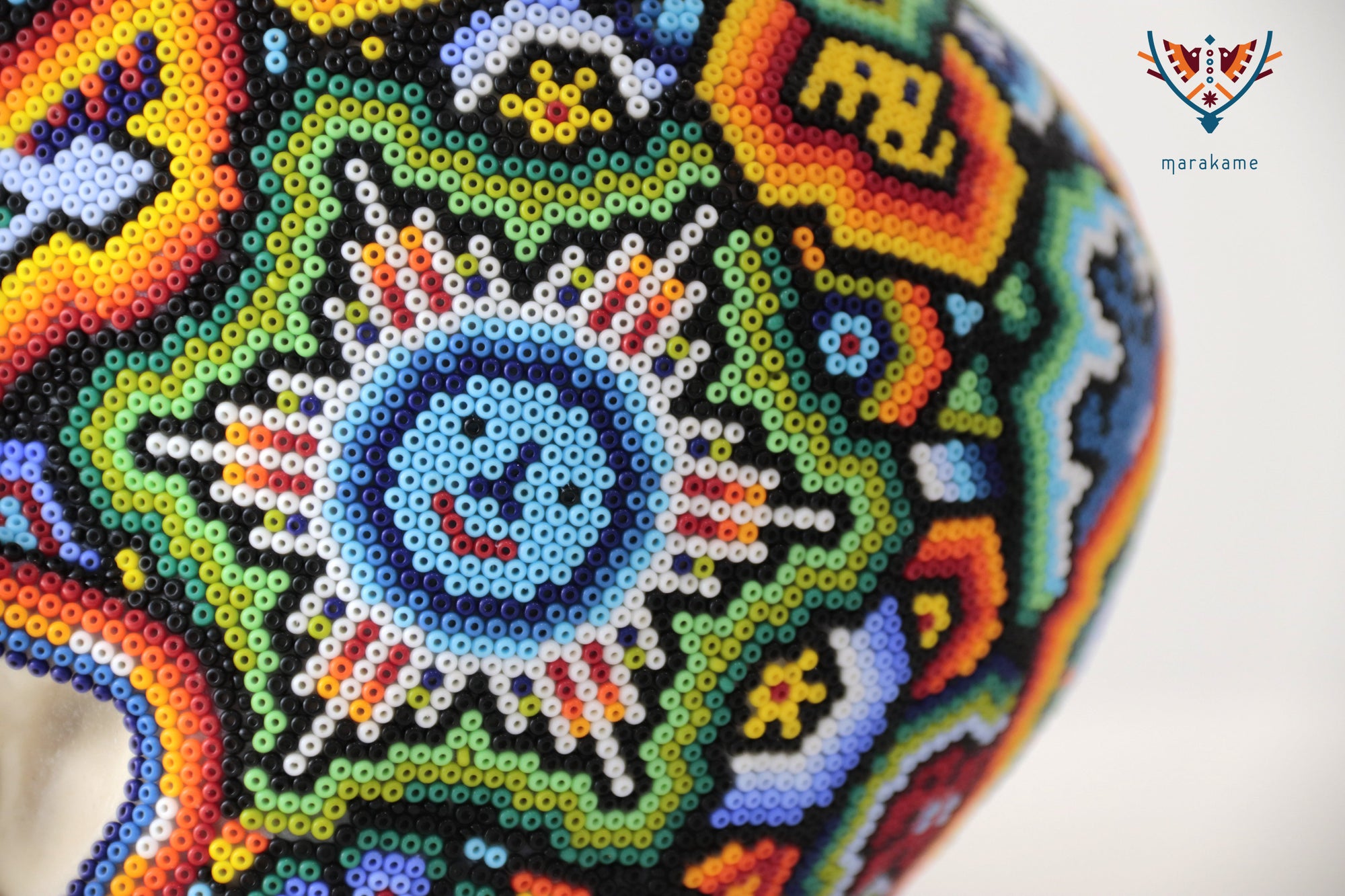 Calavera huichol escala real - Niwetsika