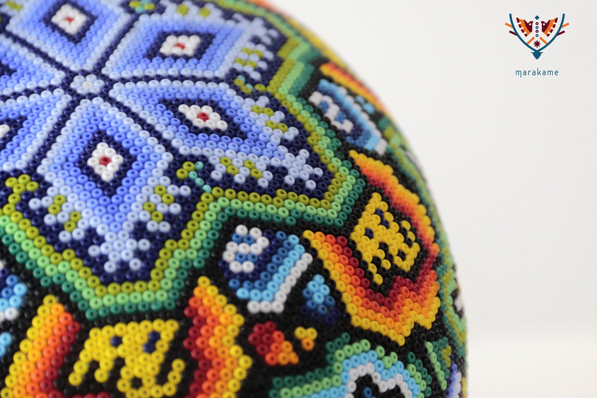 Calavera huichol escala real - Niwetsika
