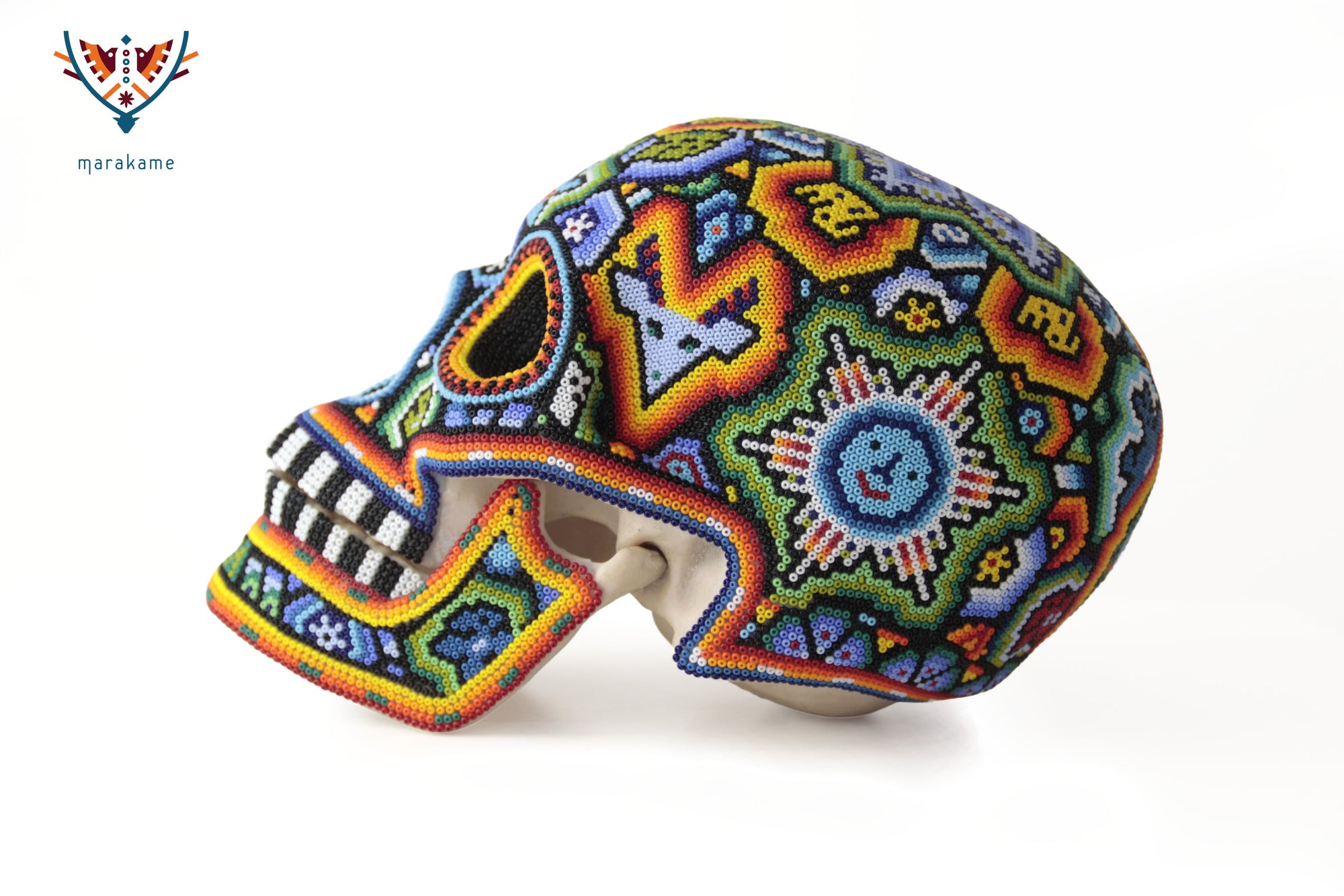 Calavera huichol escala real - Niwetsika