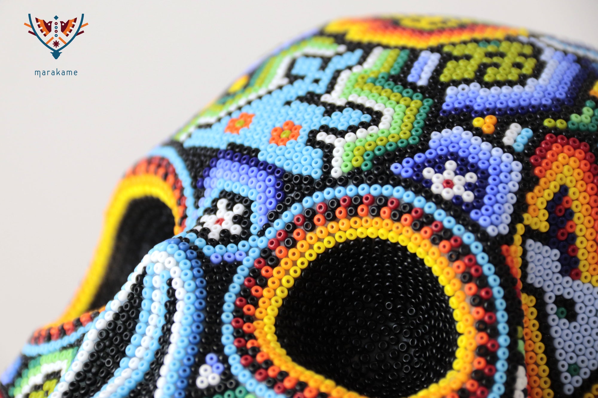 Calavera huichol escala real - Niwetsika