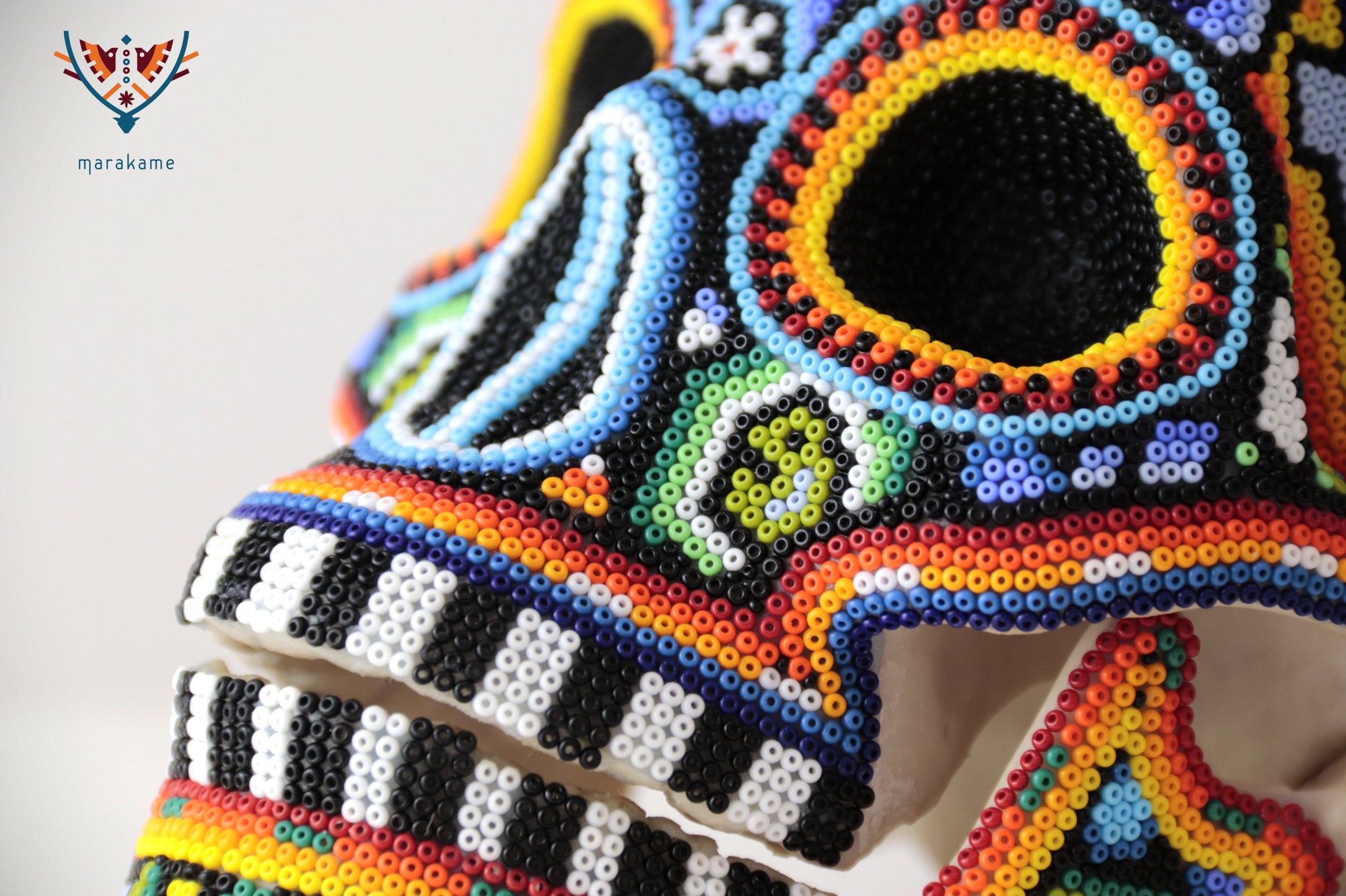 Calavera huichol escala real - Niwetsika