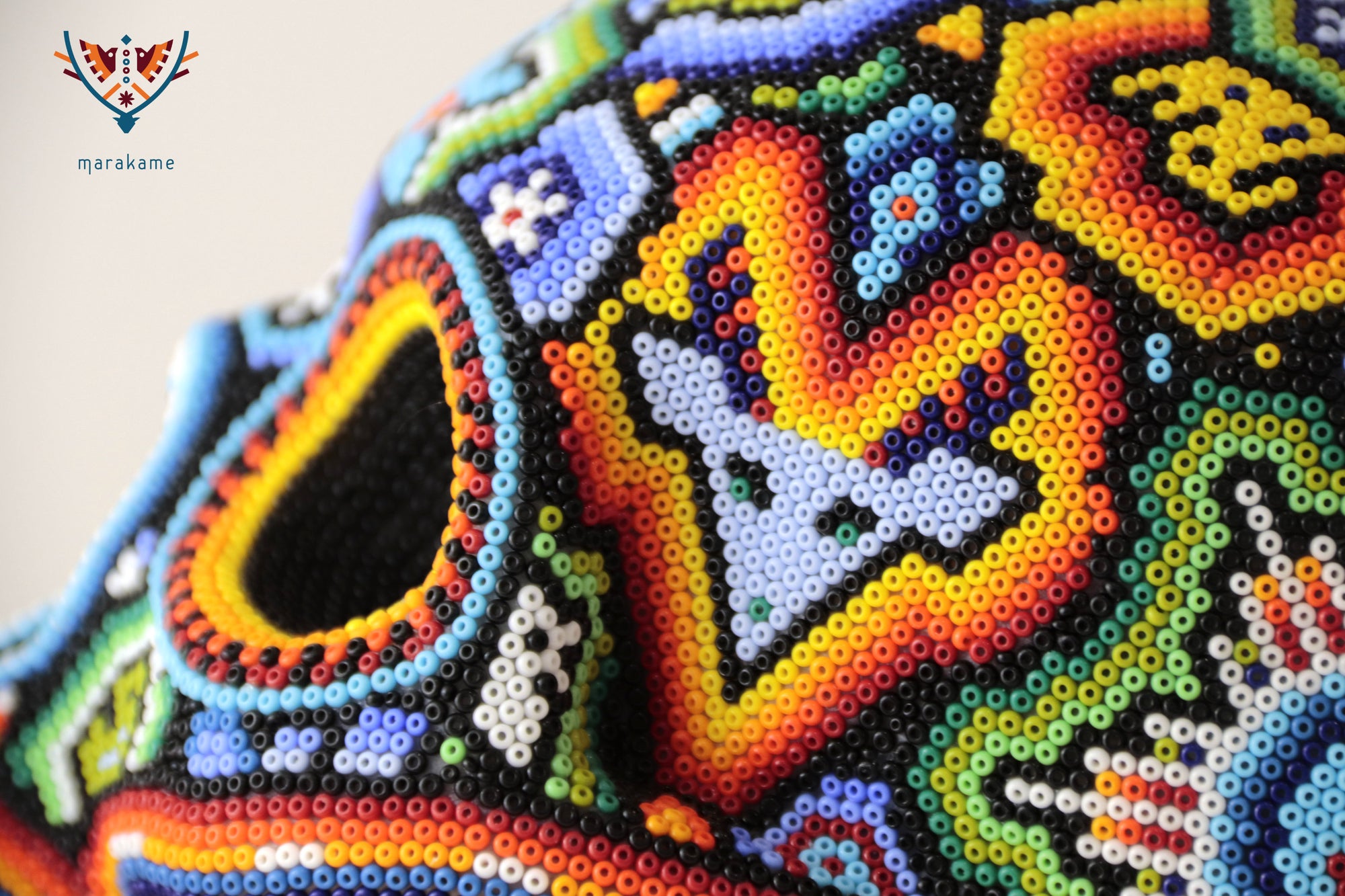 Calavera huichol escala real - Niwetsika