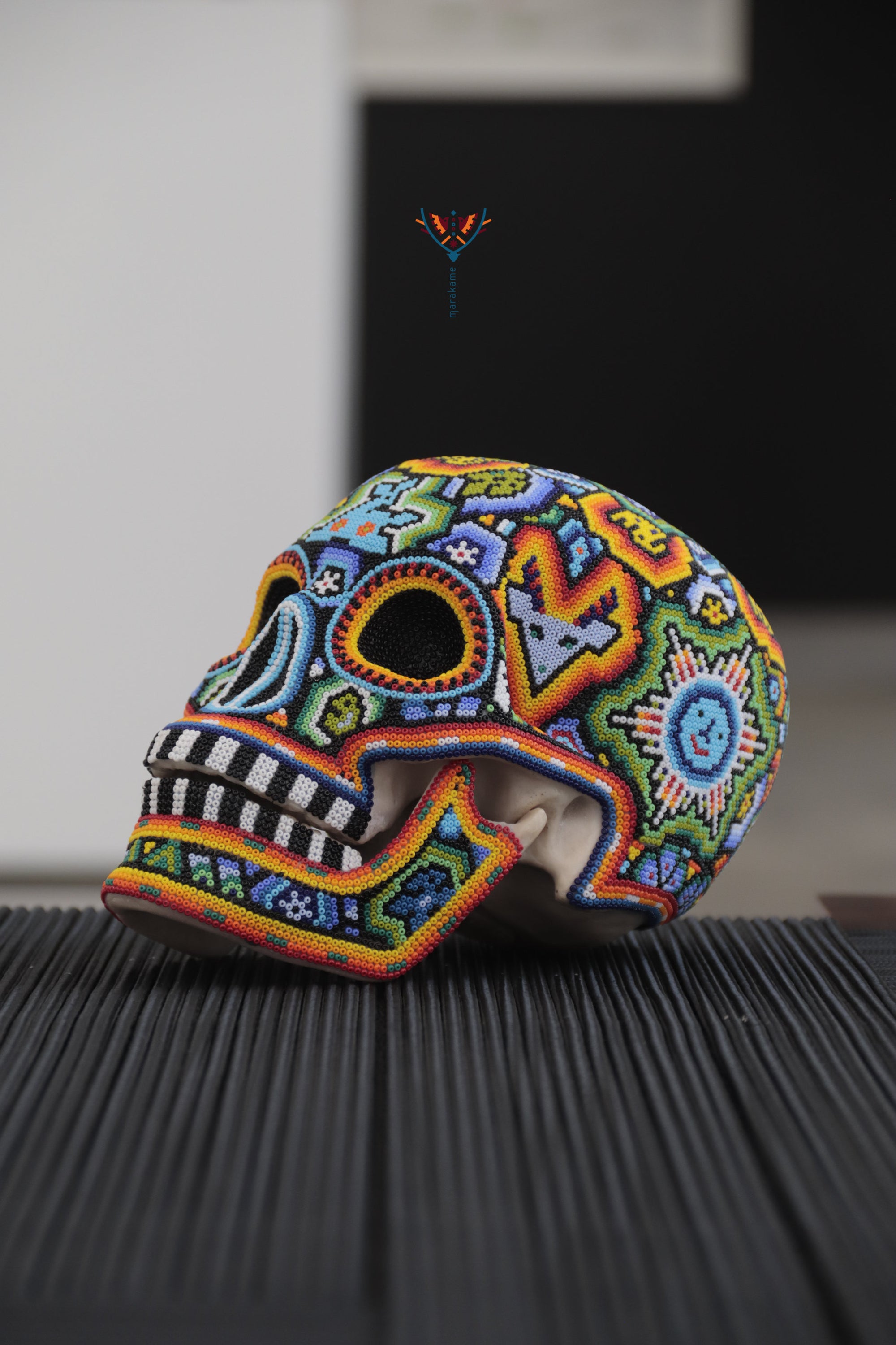 Calavera huichol escala real - Niwetsika