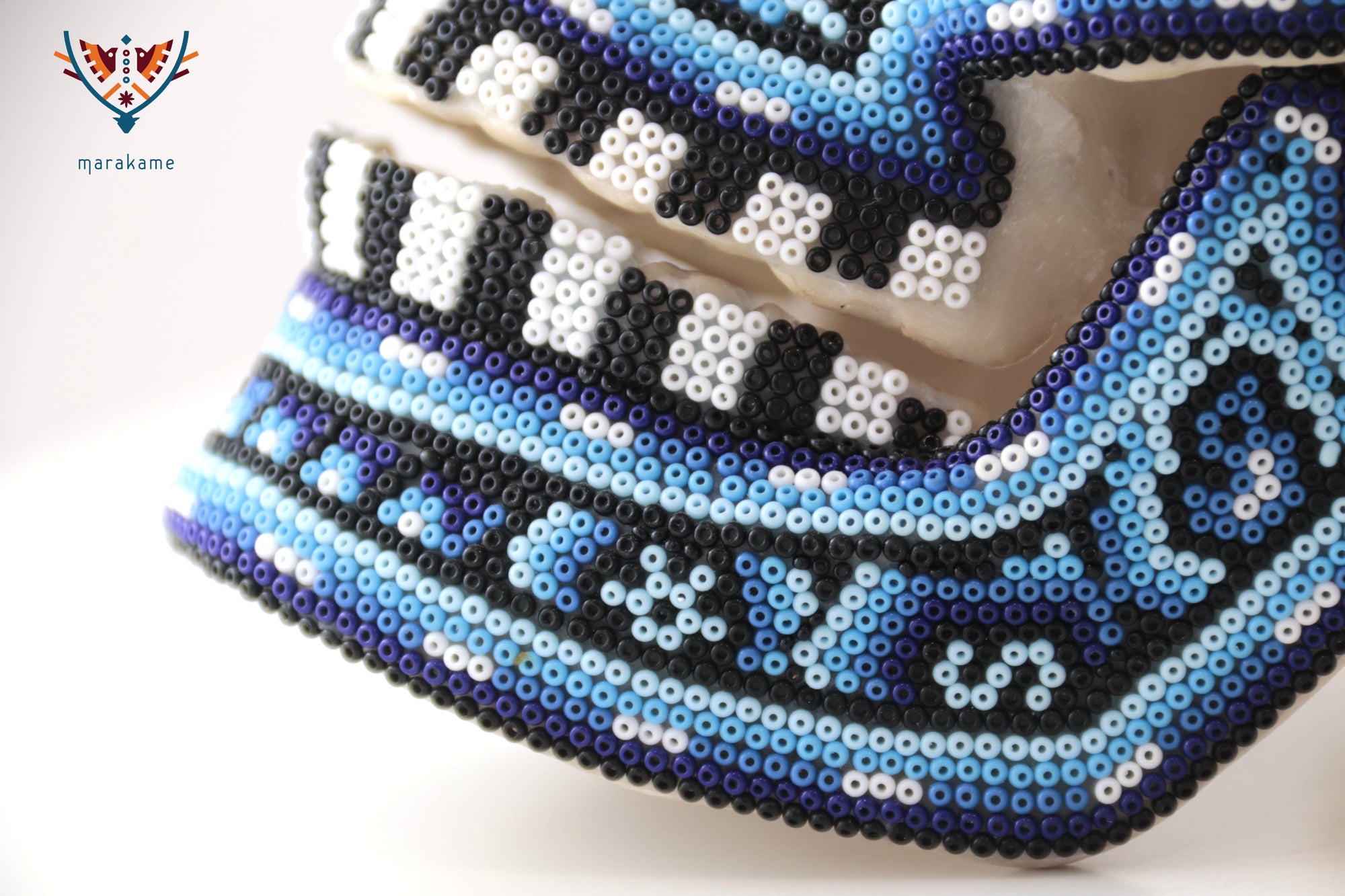 Calavera huichol escala real - Yurienaka