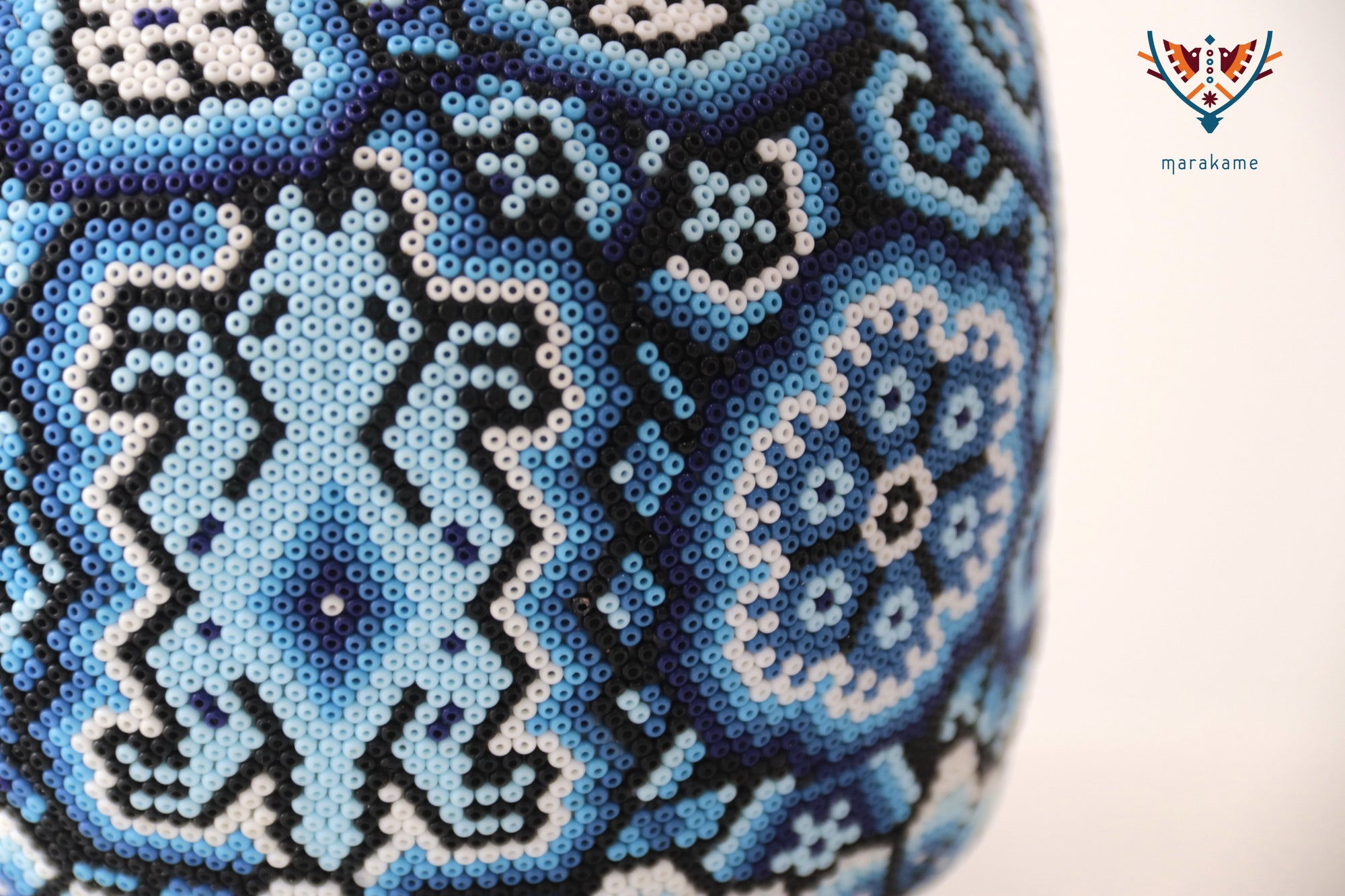 Calavera huichol escala real - Yurienaka