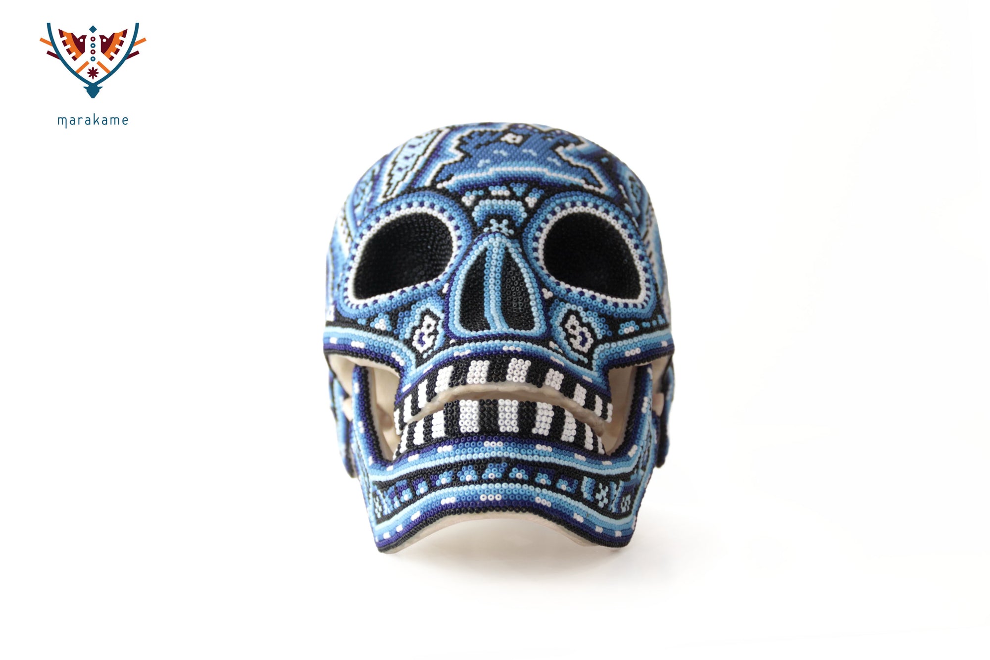 Calavera huichol escala real - Yurienaka