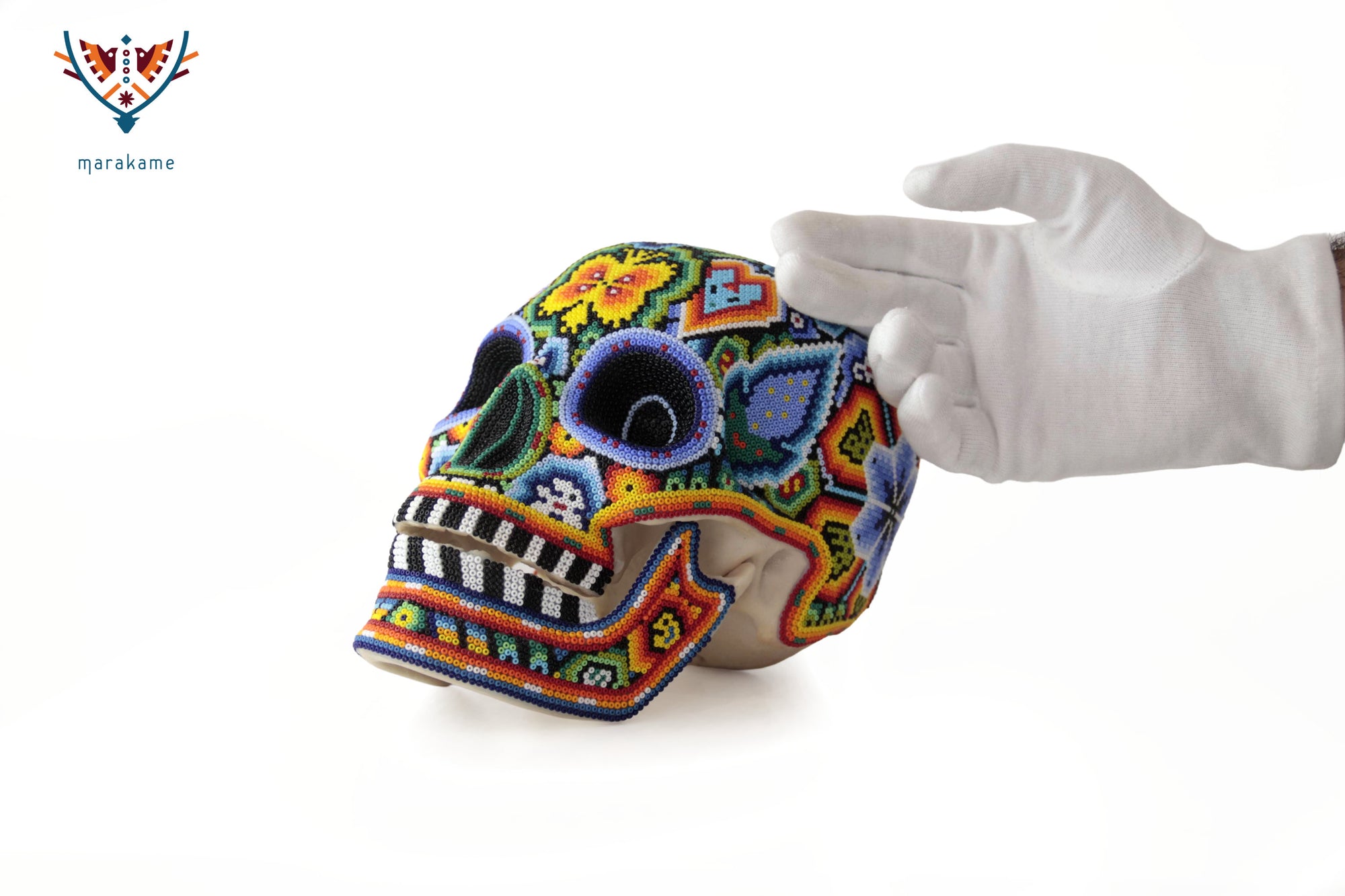 Calavera huichol escala real - Wirikuta
