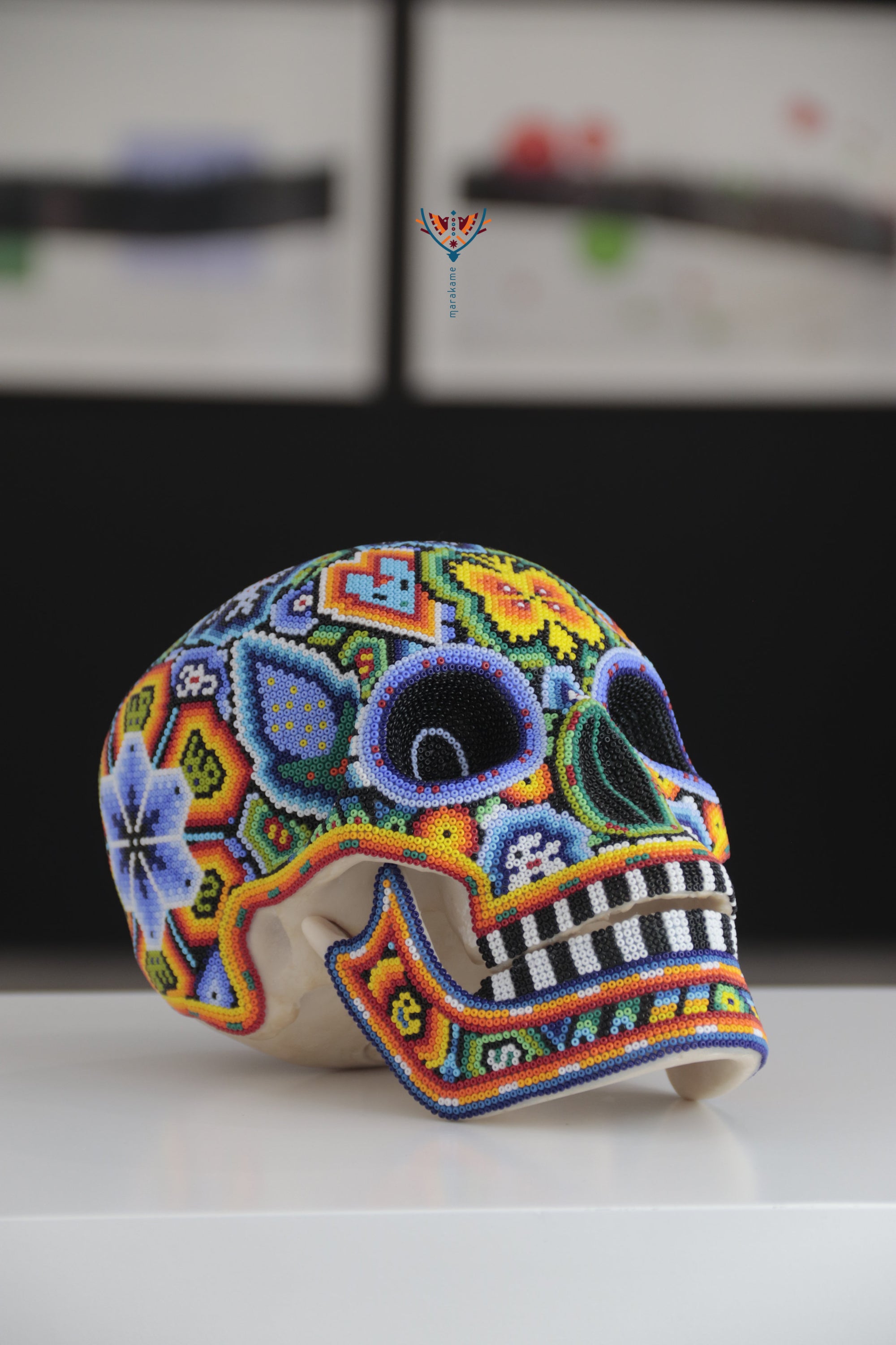 Calavera huichol escala real - Wirikuta