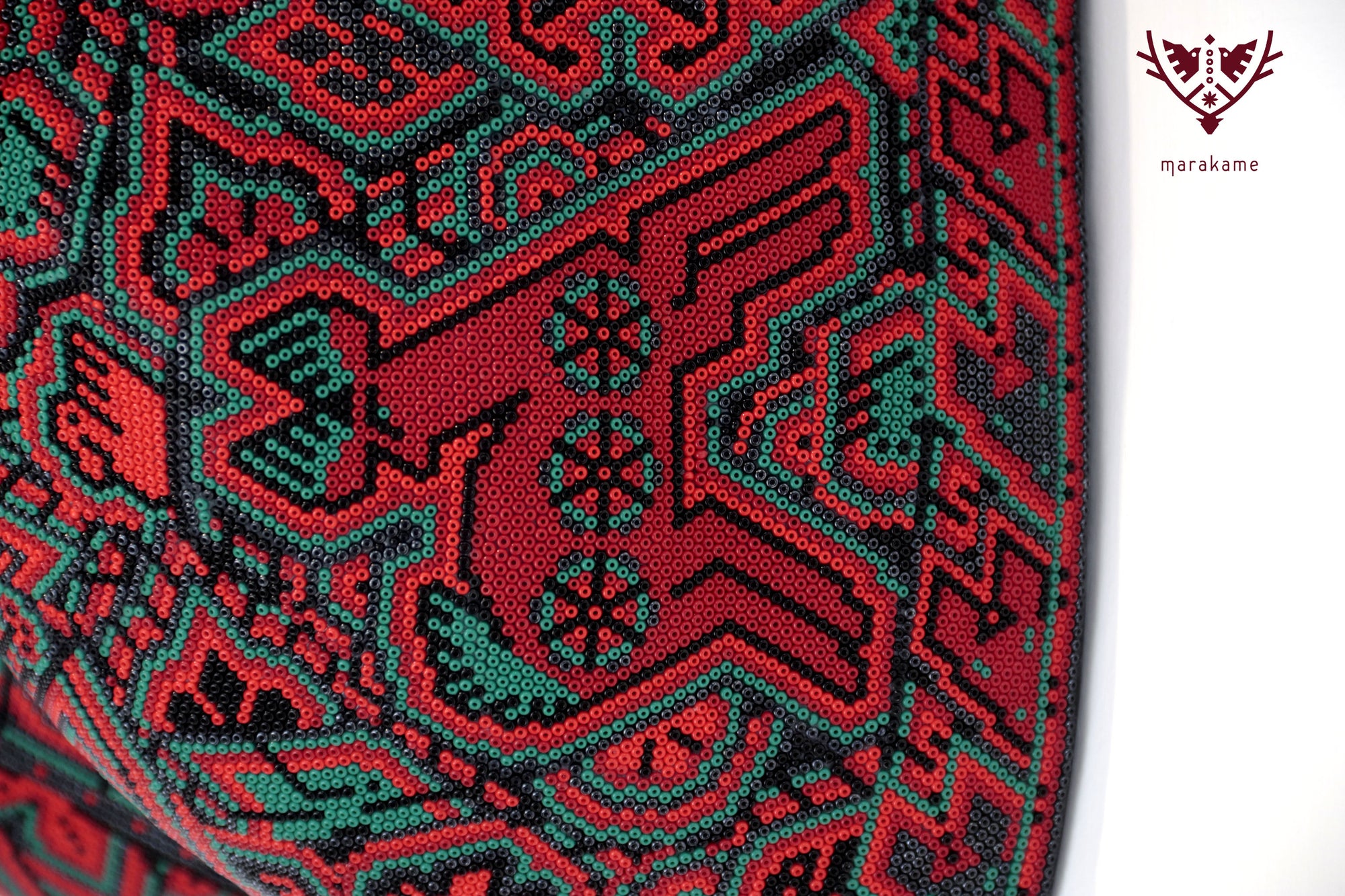 Escultura Arte Huichol - Busto de Puma - X+x+weri