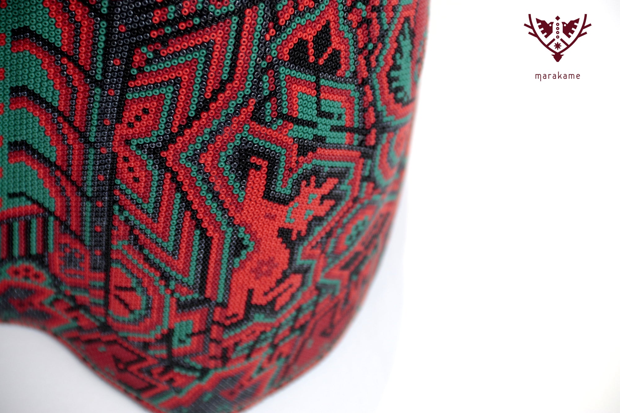 Escultura Arte Huichol - Busto de Puma - X+x+weri