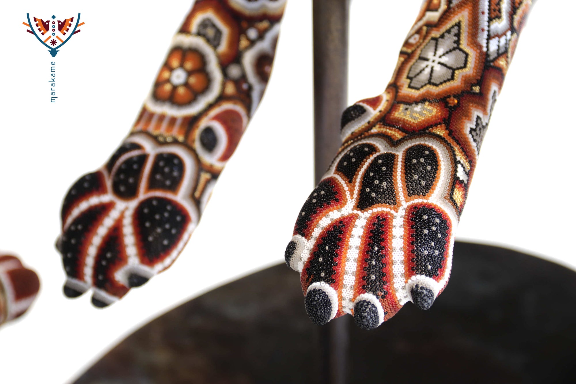 Escultura Arte Huichol - Guepardo Wixárika