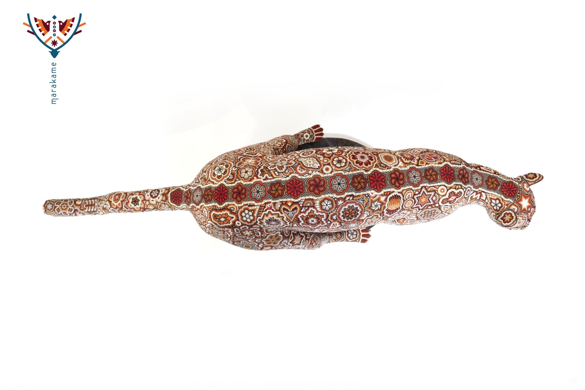 Escultura Arte Huichol - Guepardo Wixárika