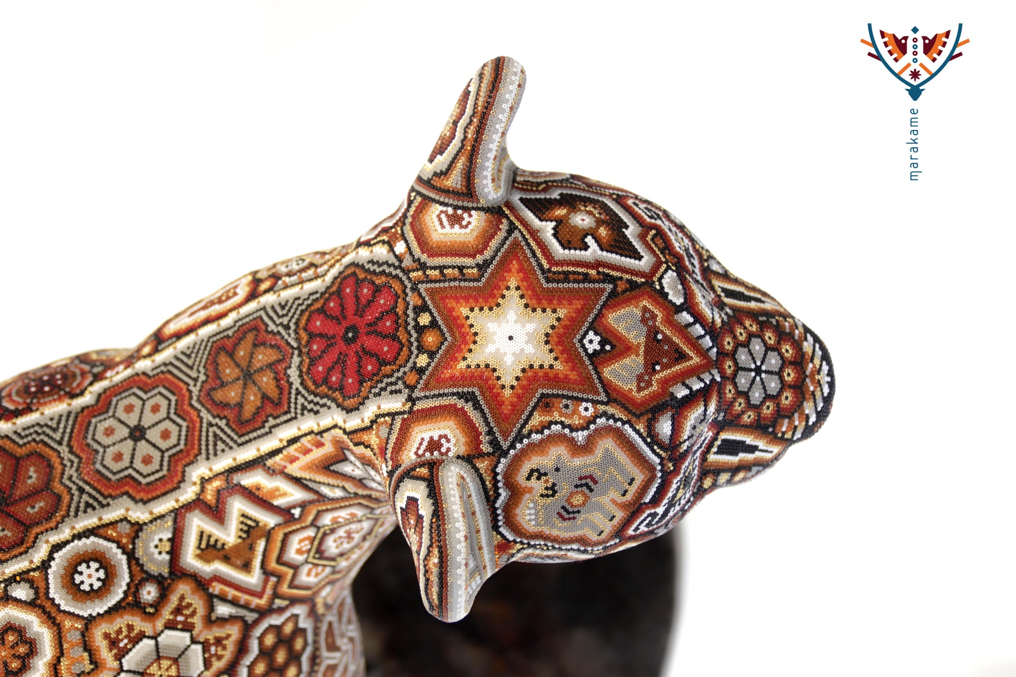Escultura Arte Huichol - Guepardo Wixárika