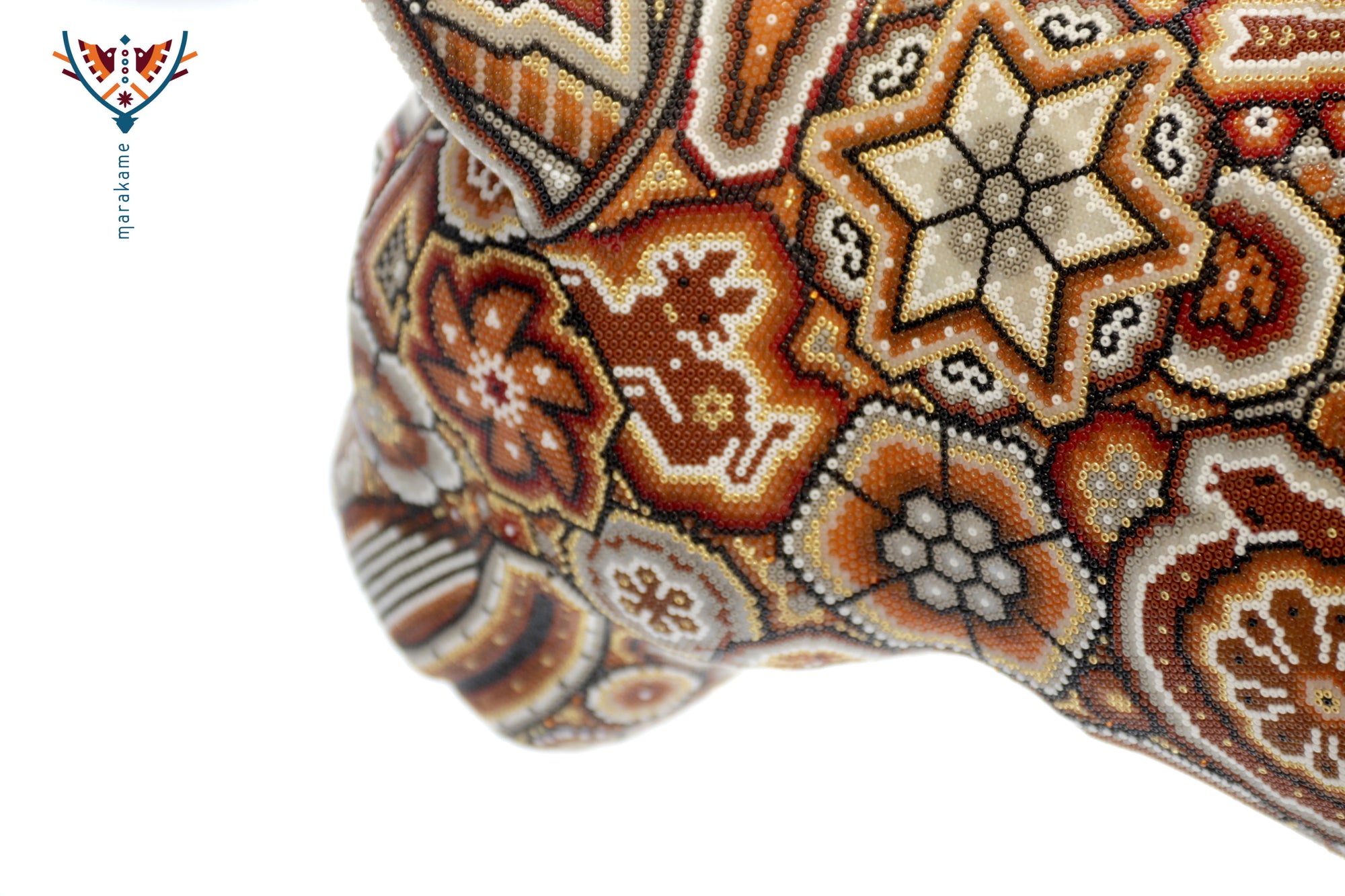 Escultura Arte Huichol - Guepardo Wixárika