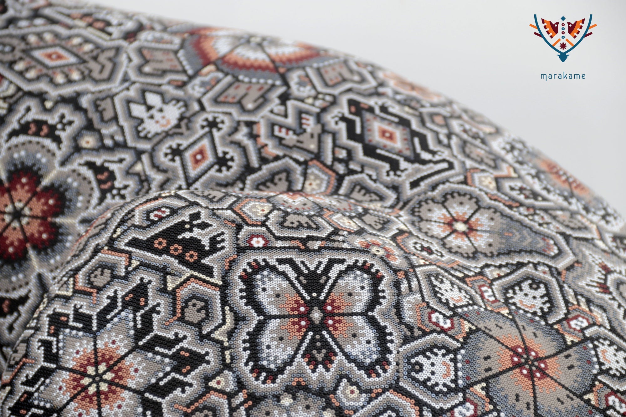 Huichol Art Sculpture - Wirikuta Kuka Tewayari - Deer decorated with beads