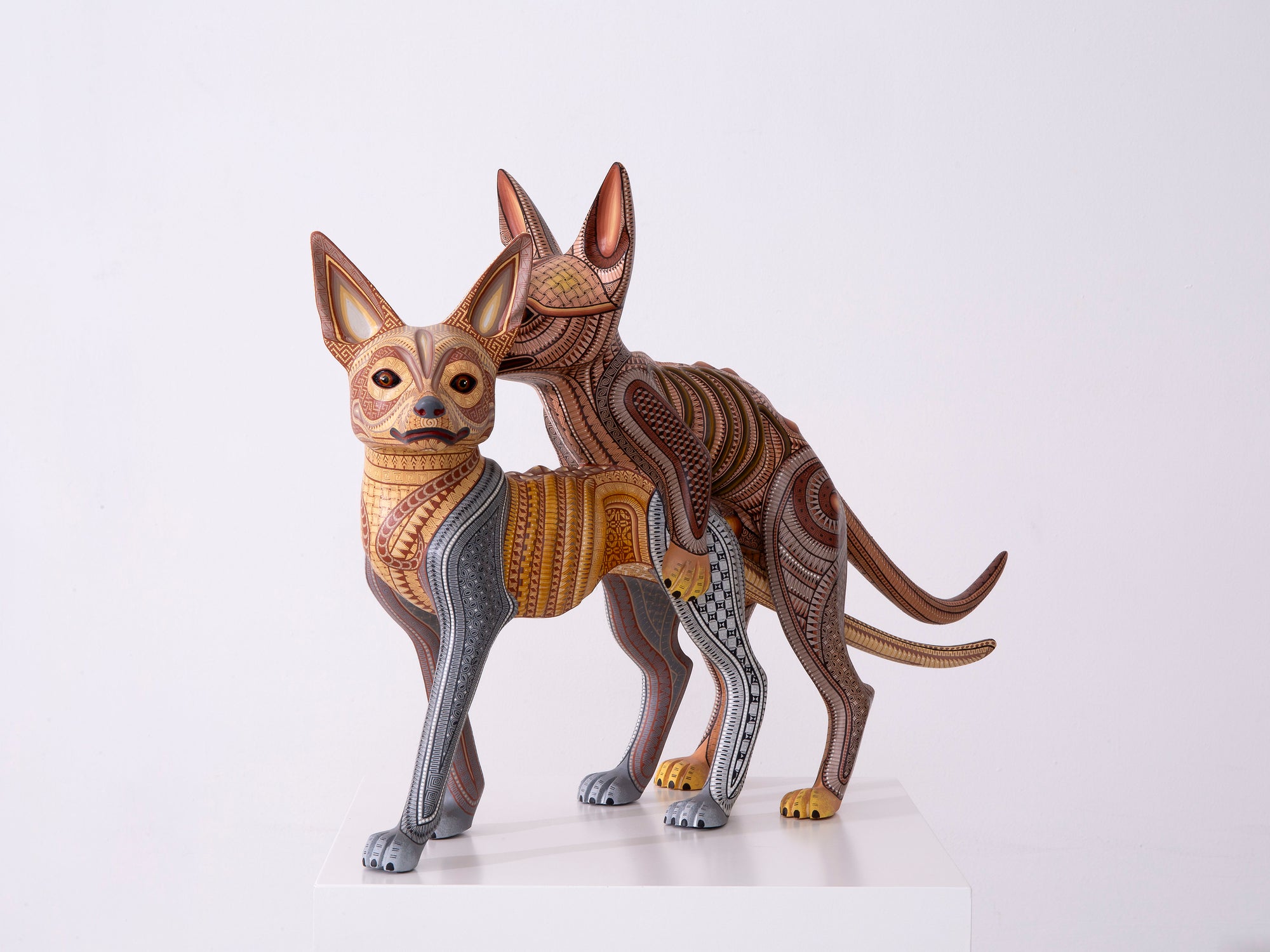 Alebrije - Perros zapotecas apareándose