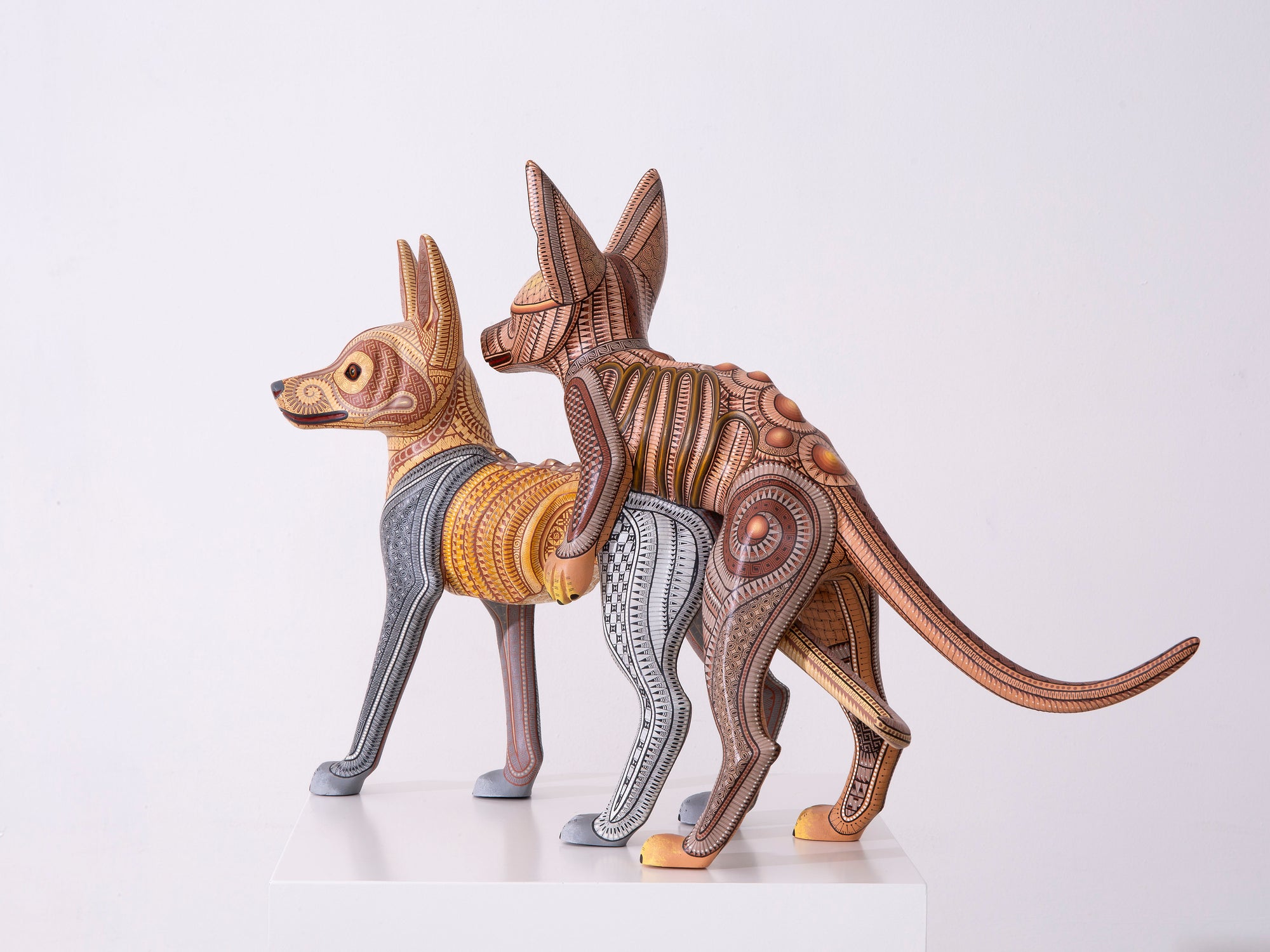 Alebrije - Perros zapotecas apareándose