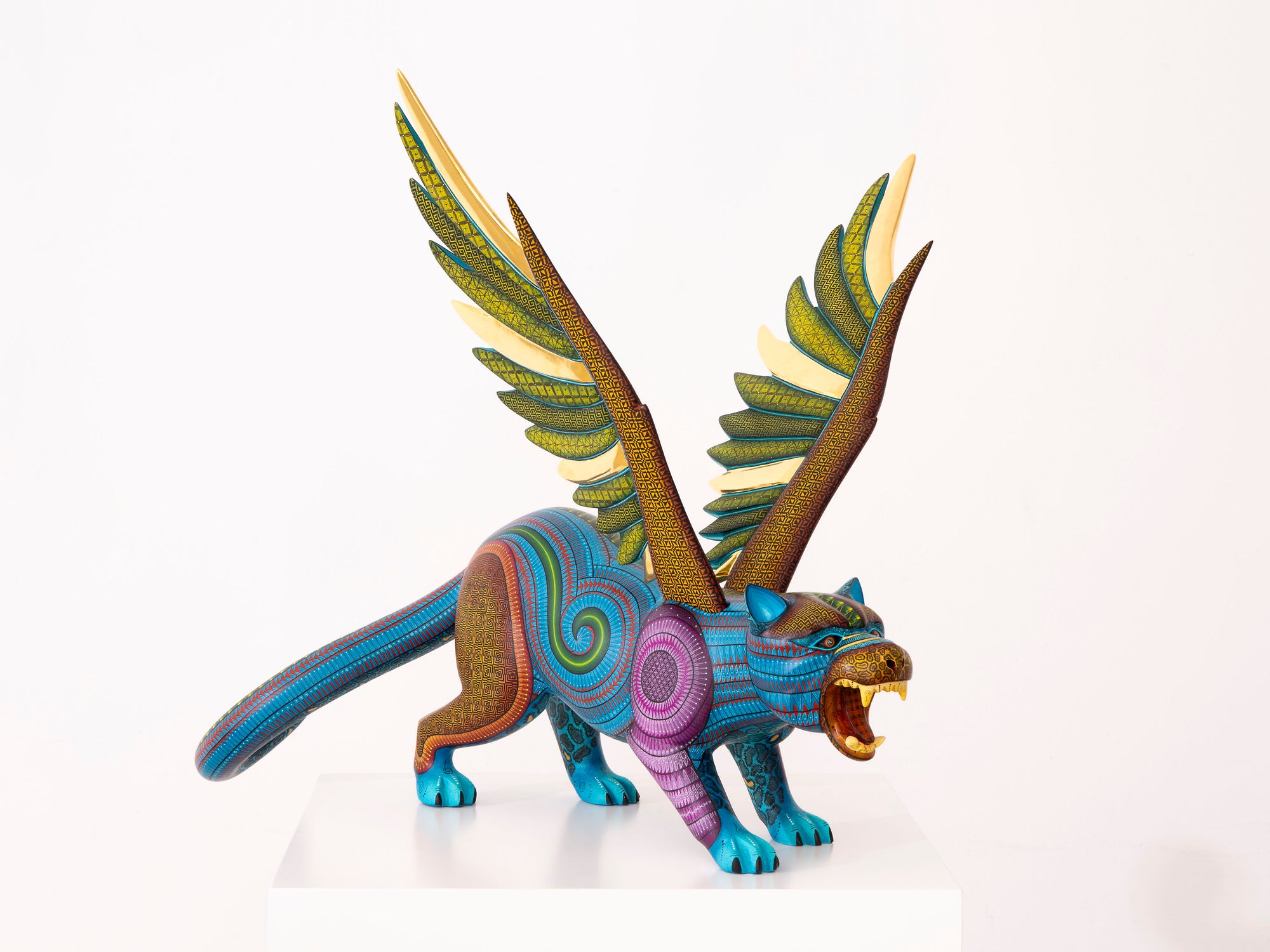 Alebrije Jaguar alado - Guendaró Nisaa “Trueno y Viento”