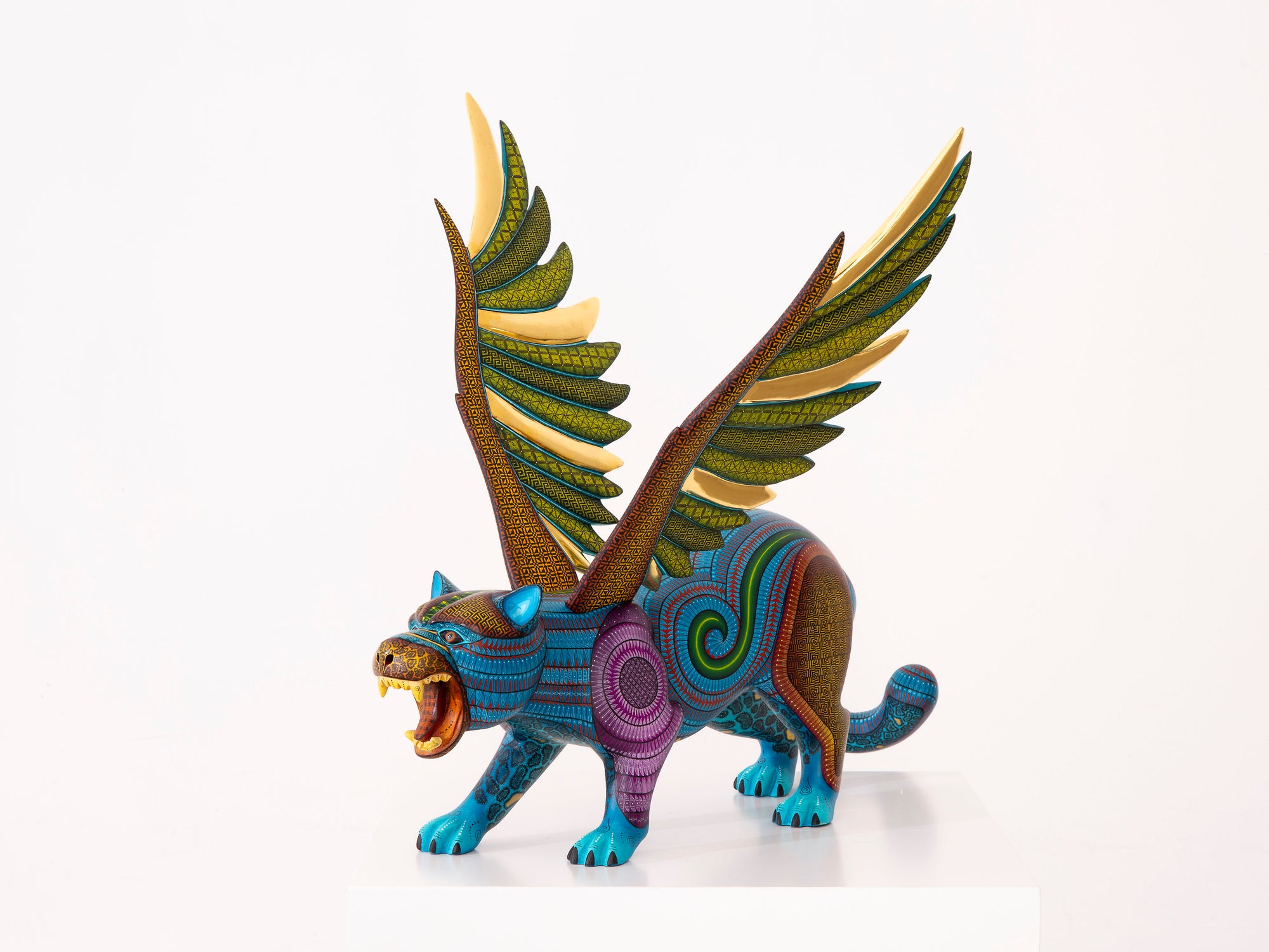 Alebrije Jaguar alado - Guendaró Nisaa “Trueno y Viento”