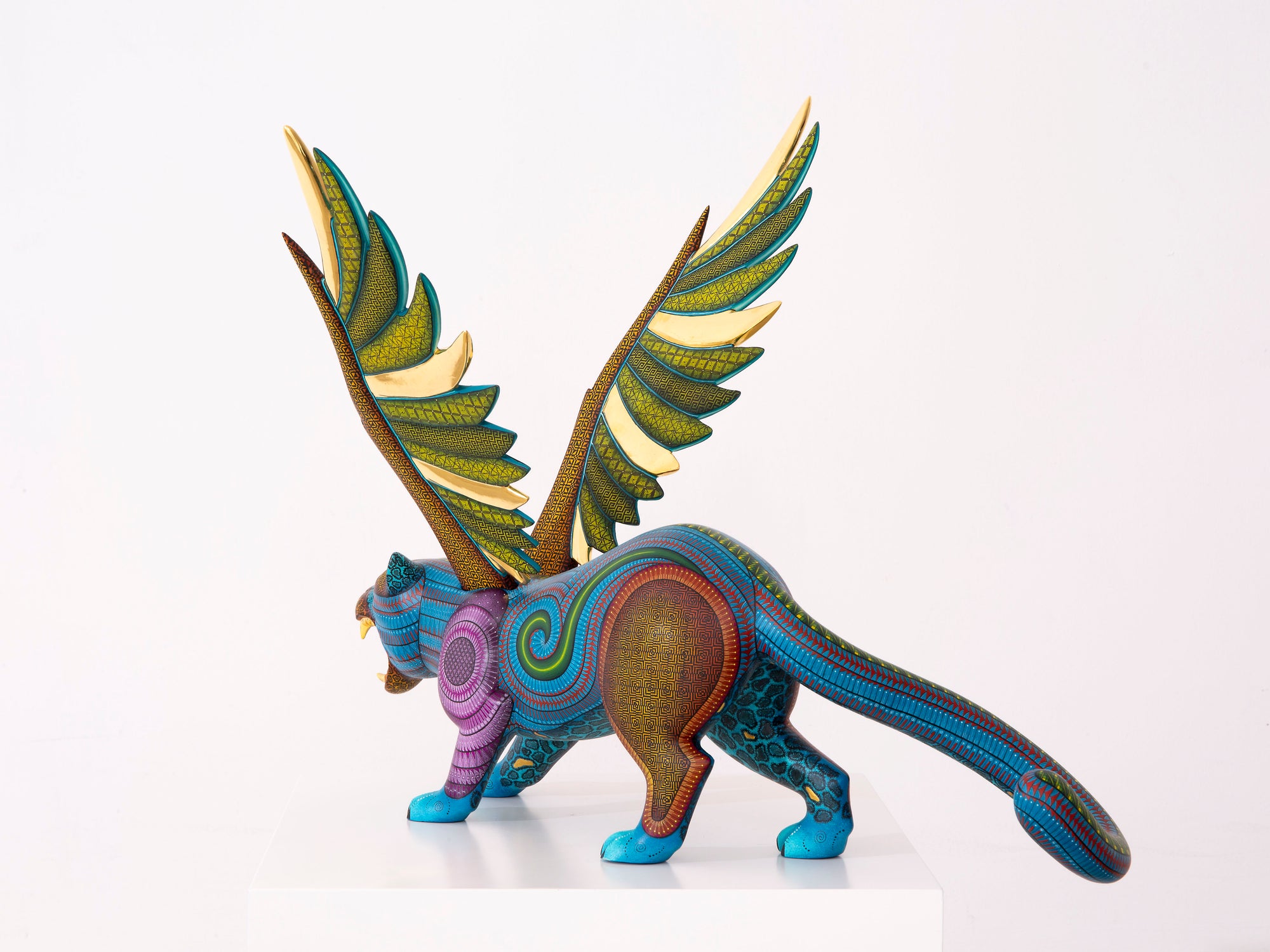 Alebrije Jaguar alado - Guendaró Nisaa “Trueno y Viento”