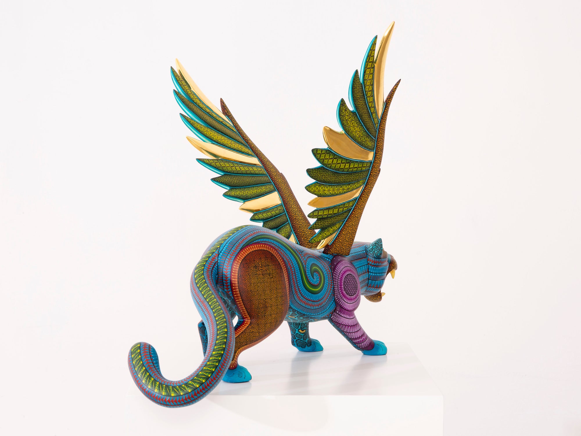 Alebrije Jaguar alado - Guendaró Nisaa “Trueno y Viento”