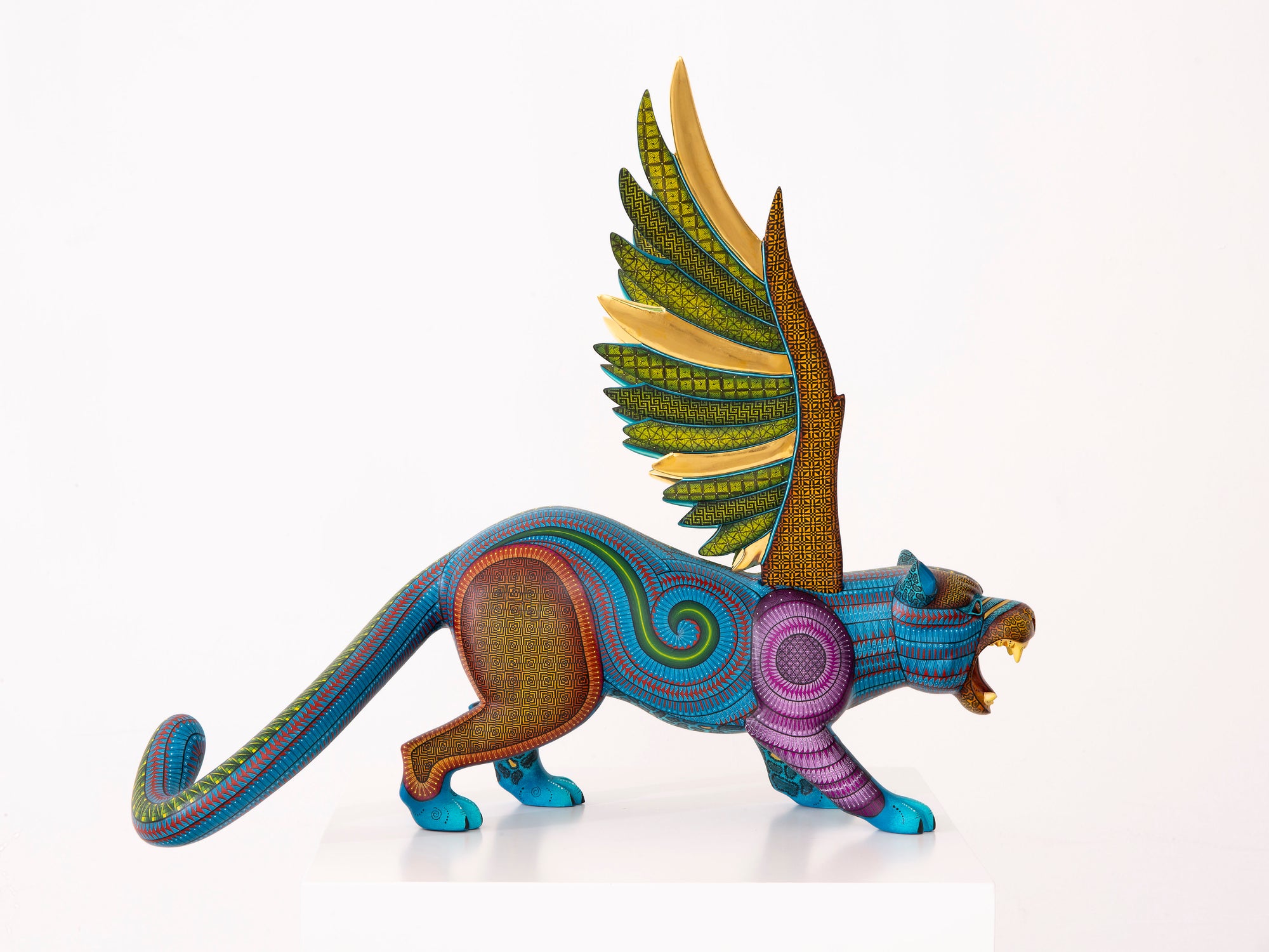 Alebrije Jaguar alado - Guendaró Nisaa “Trueno y Viento”
