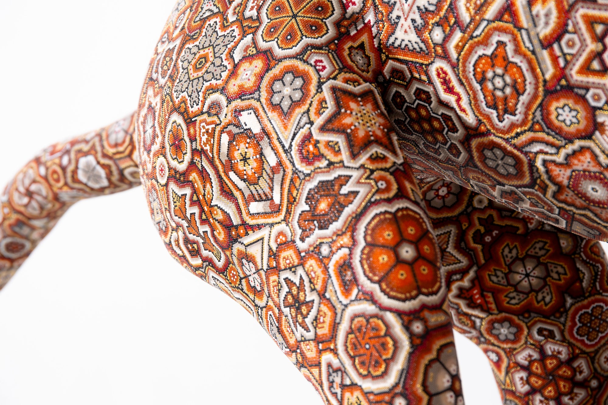 Escultura Arte Huichol - Guepardo Wixárika