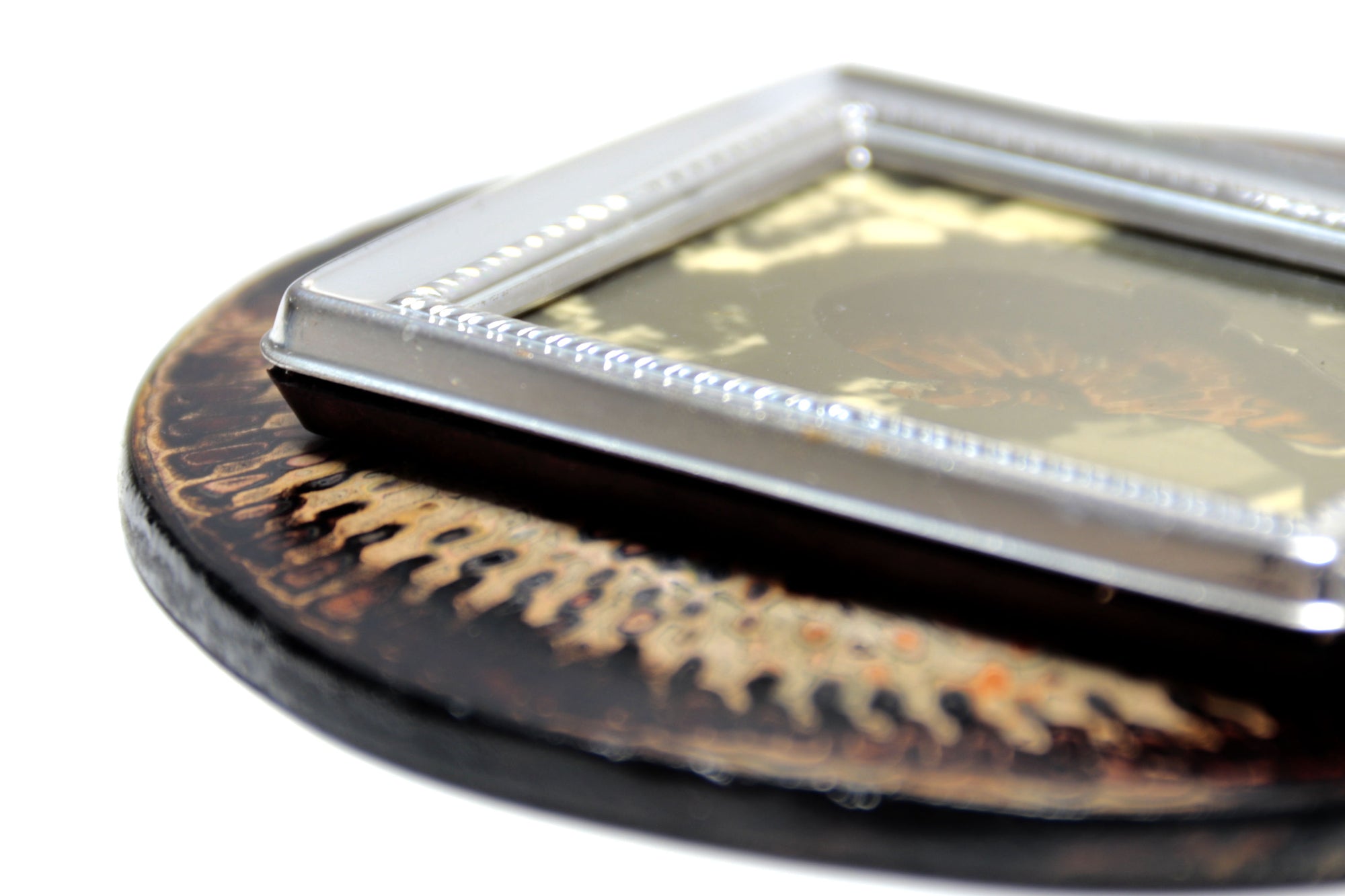 Self-portrait with interior colors III