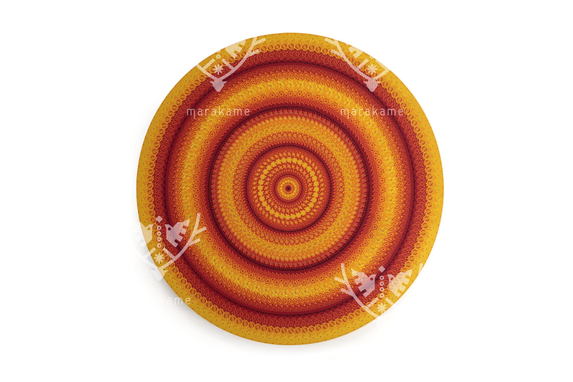 Nierika de Chaquira Circulo Huichol - Tatewari: El Nacimiento del Abuelo Fuego - 180 cm.