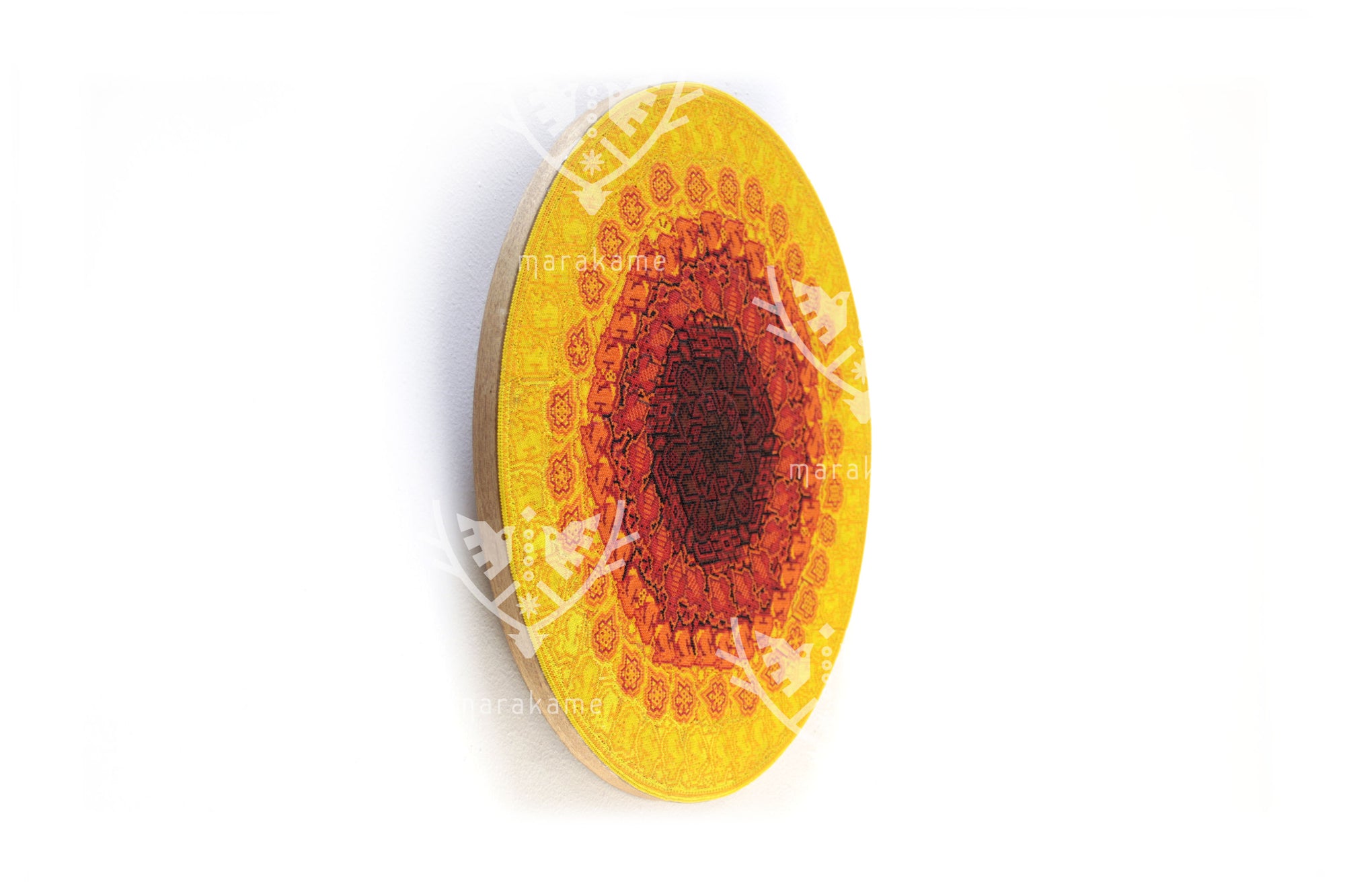 Nierika de Sequira micro Huichol Circle - Our Father Sun - 40.3 cm.