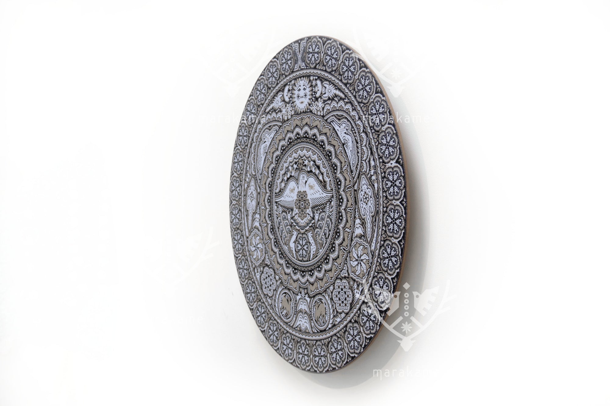Nierika de Chaquira Huichol Circle - Tuutú huiyari - The path of the peyote - 78 cm. - 2025