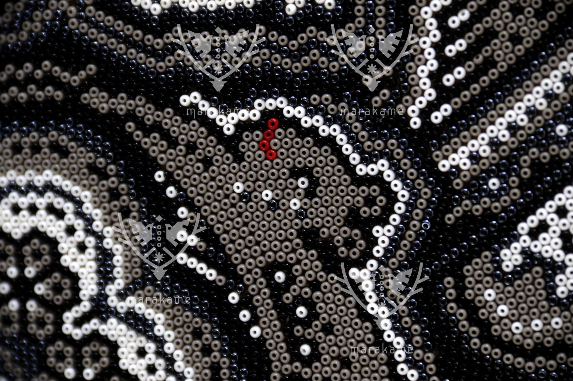 Nierika de Chaquira Círculo Huichol - Tatéi niwetsika - 80 cm.
