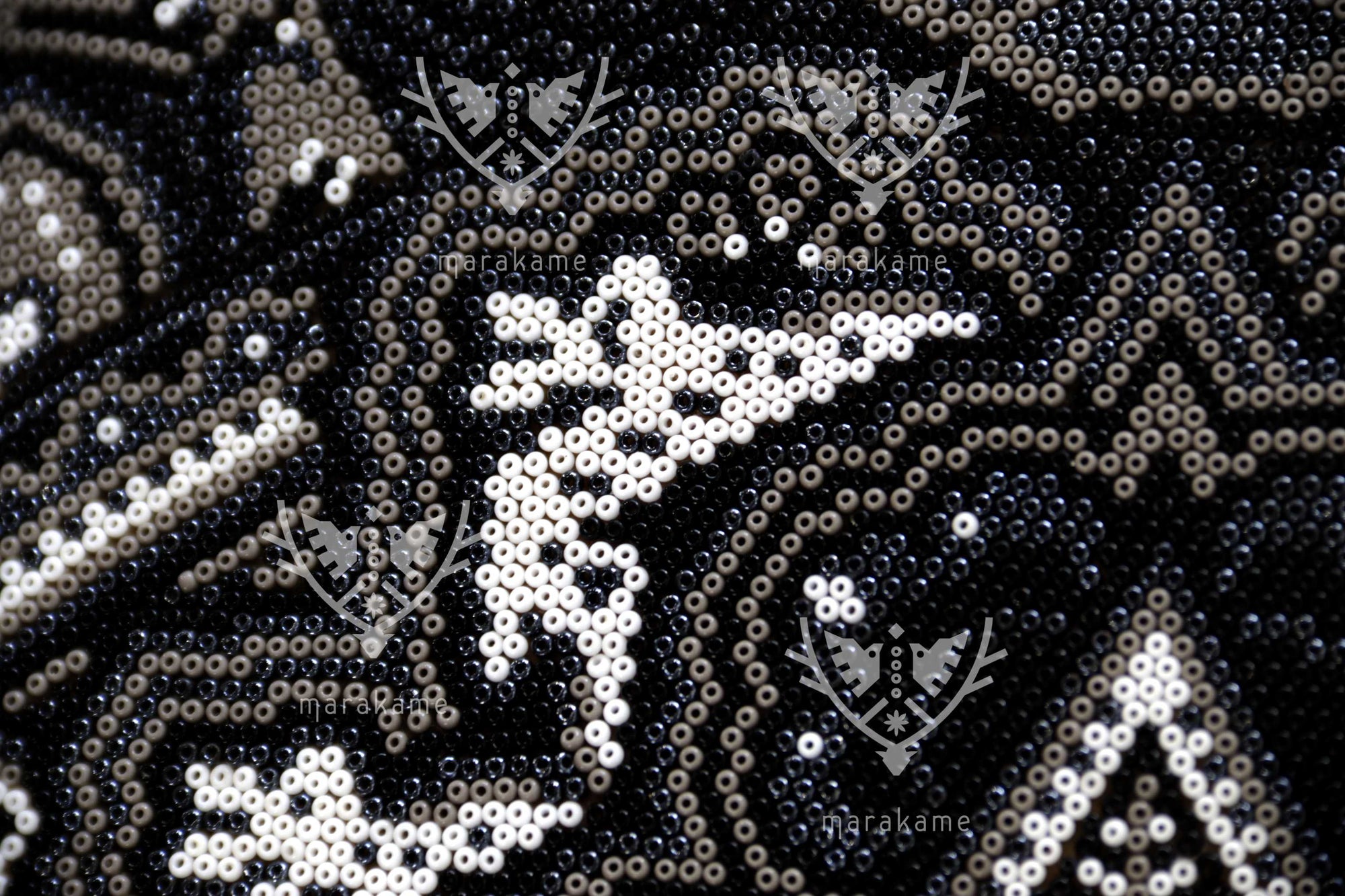Nierika de Chaquira Círculo Huichol - Tatéi niwetsika - 80 cm.