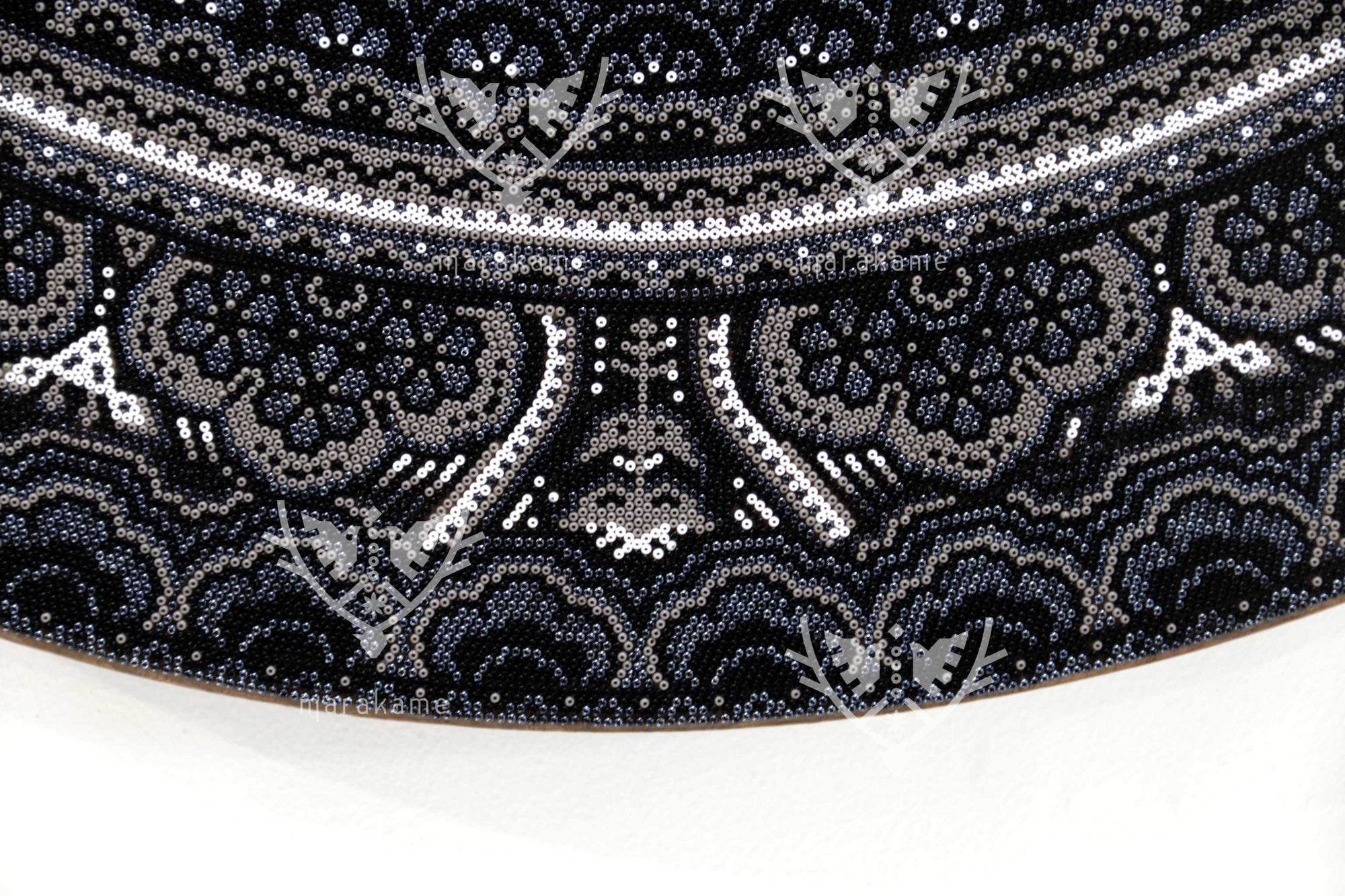 Nierika de Chaquira Círculo Huichol - Tatéi niwetsika - 80 cm.