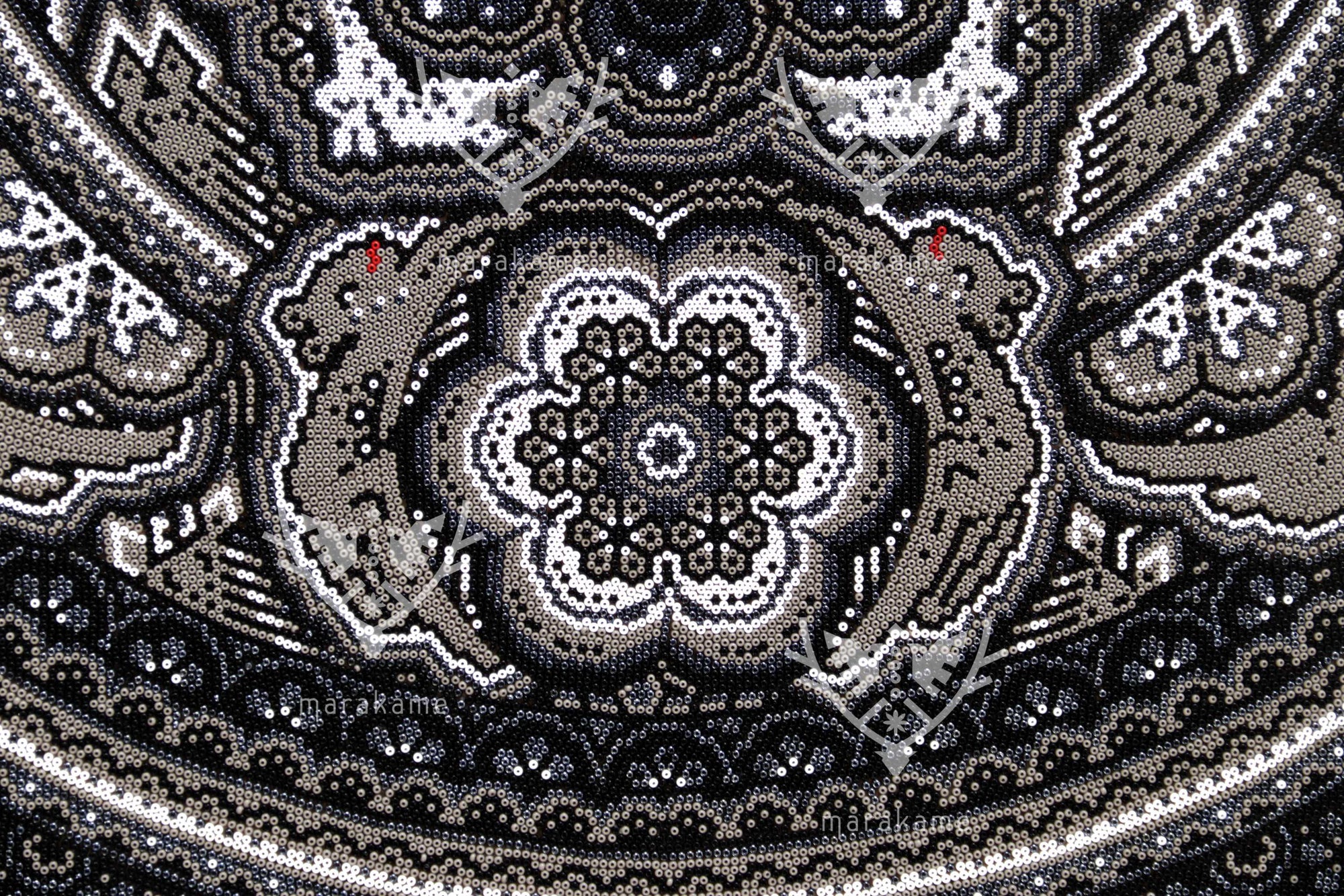 Nierika de Chaquira Círculo Huichol - Tatéi niwetsika - 80 cm.