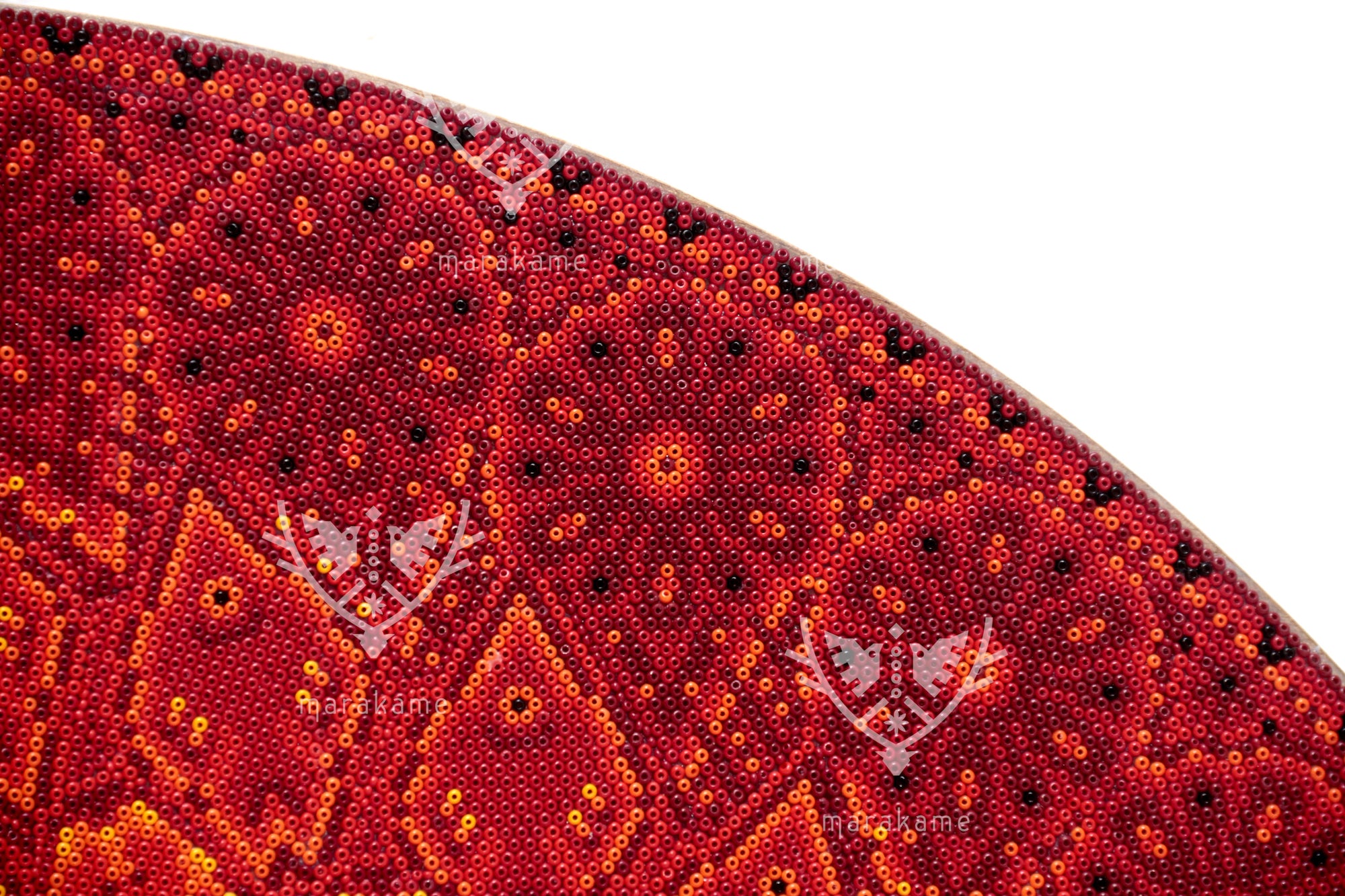Nierika de Chaquira Círculo Huichol - Ut+anaka - 60 cm.