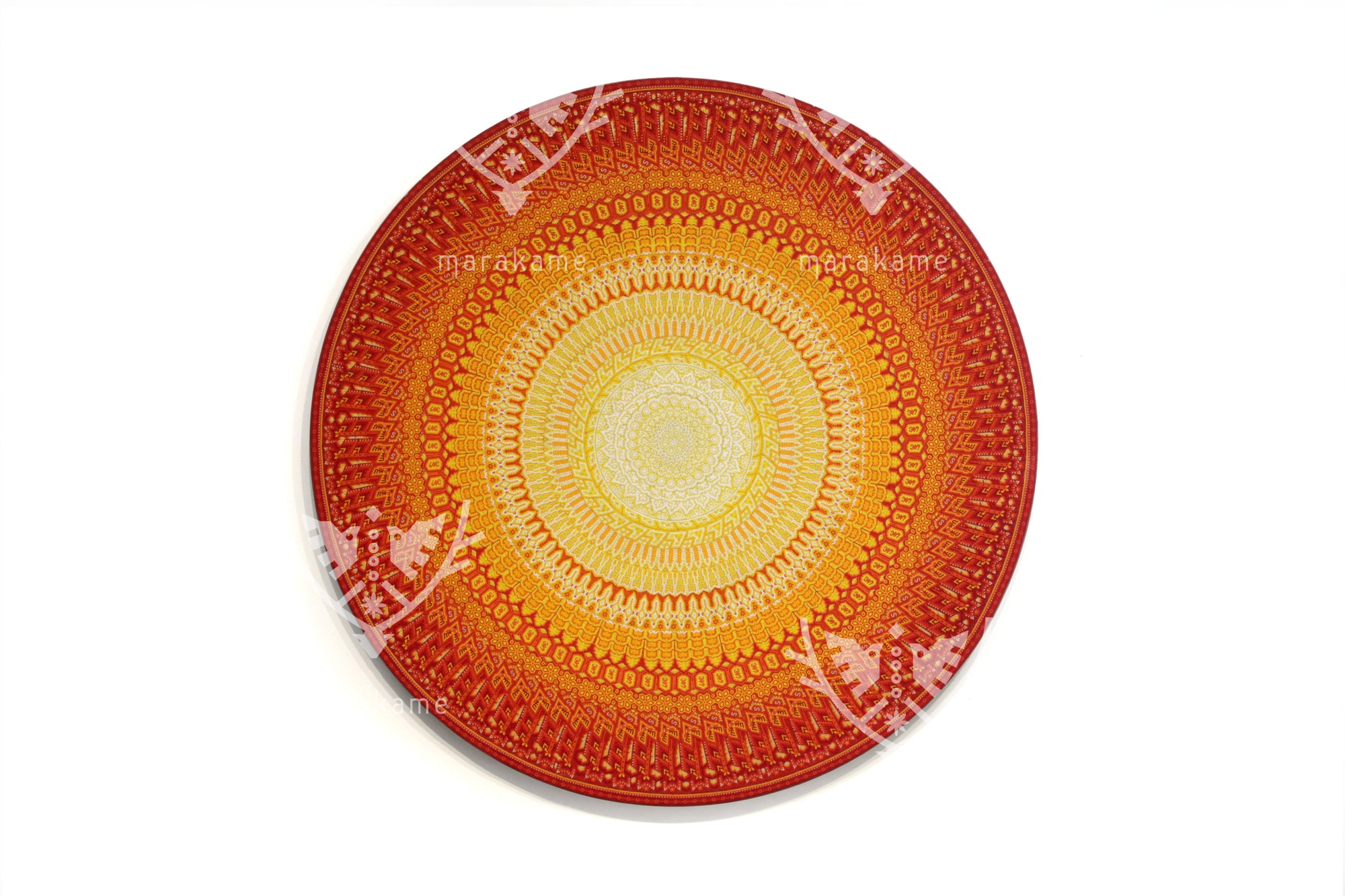 Nierika de Chaquira Circulo Huichol - Epistemología Solar - 120 cm.