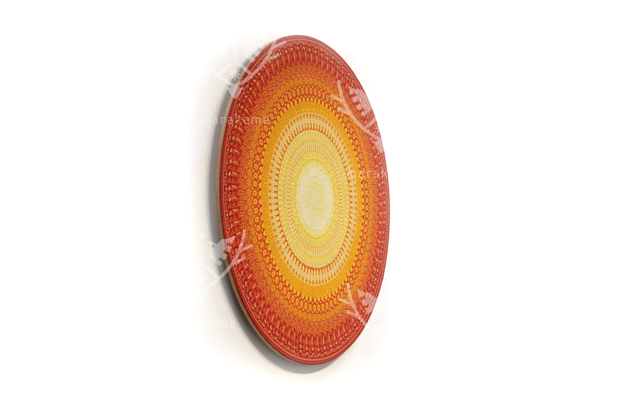 Nierika de Chaquira Circulo Huichol - Epistemología Solar - 120 cm.