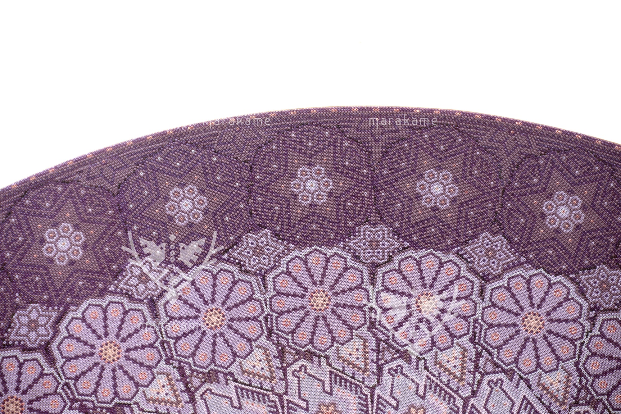 Nierika de Chaquira Circulo Huichol - Peyote Flechado: Nierika de la Visión Ancestral - 120 cm.