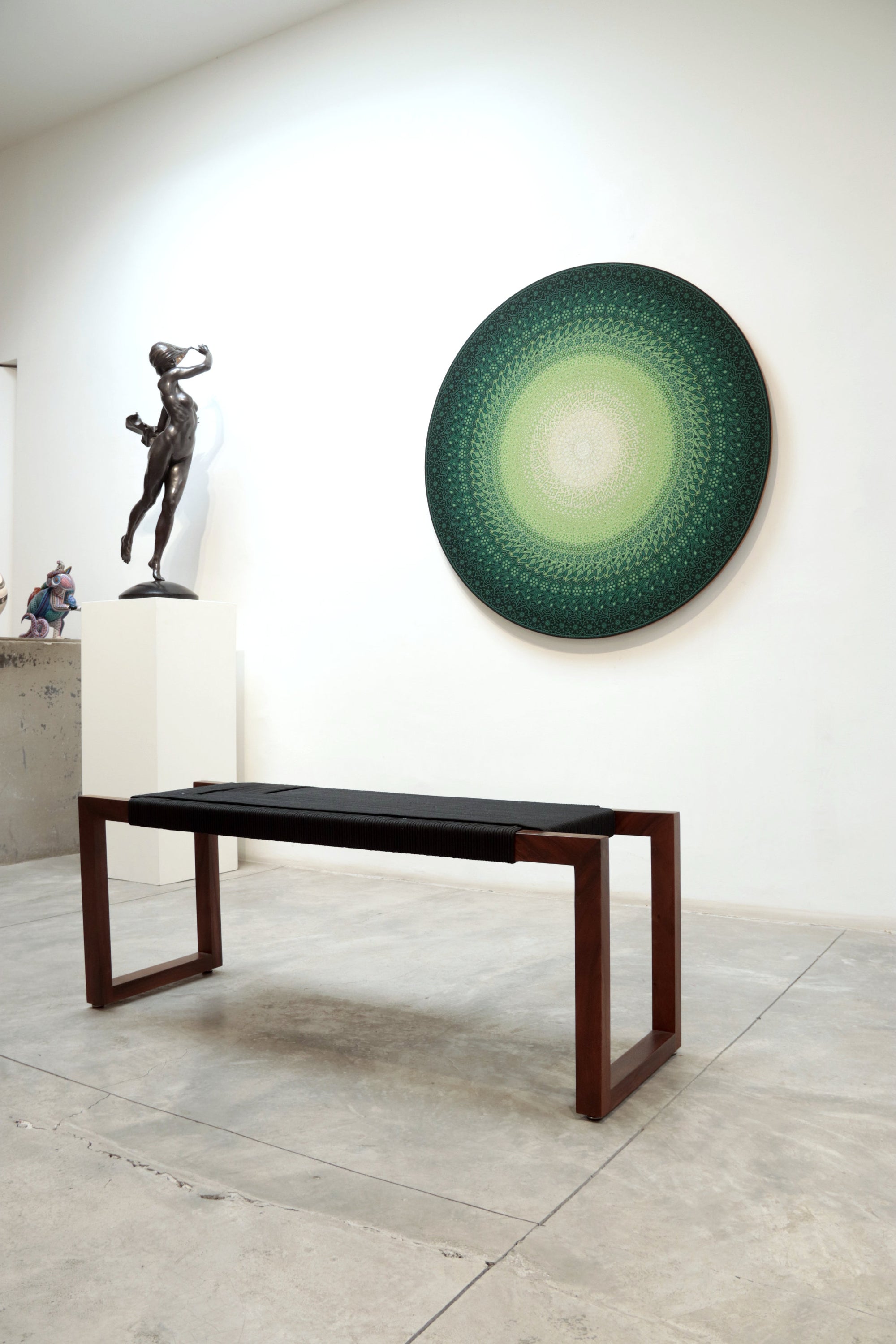Nierika de Chaquira Circulo Huichol - Xuráwe: Memoria del Peregrinaje - 120 cm.