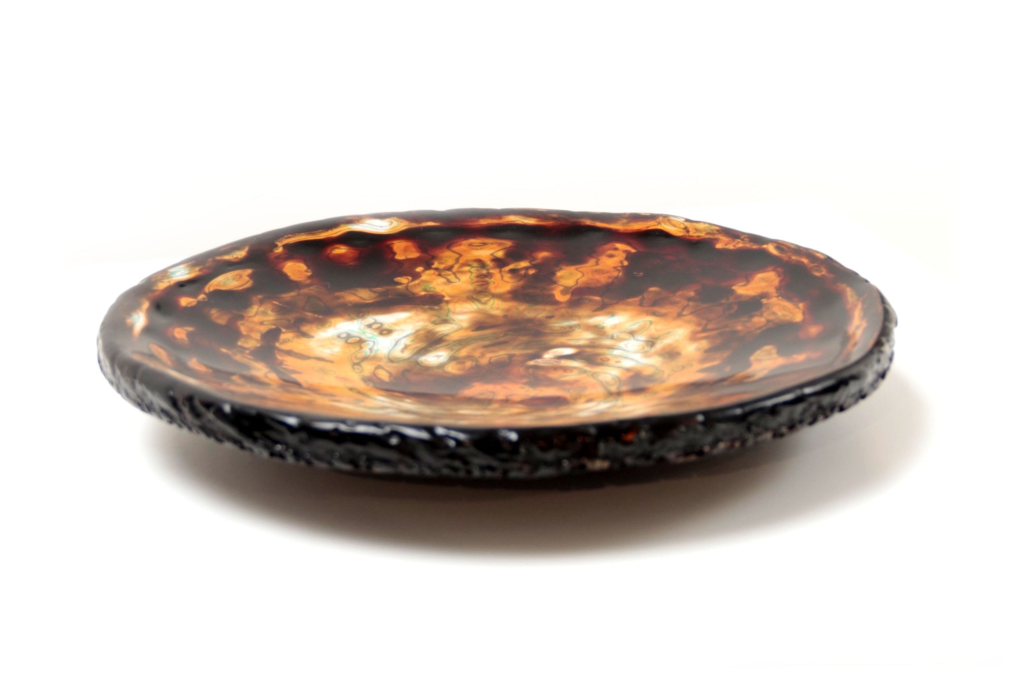 Plato redondo con colores interiores IV